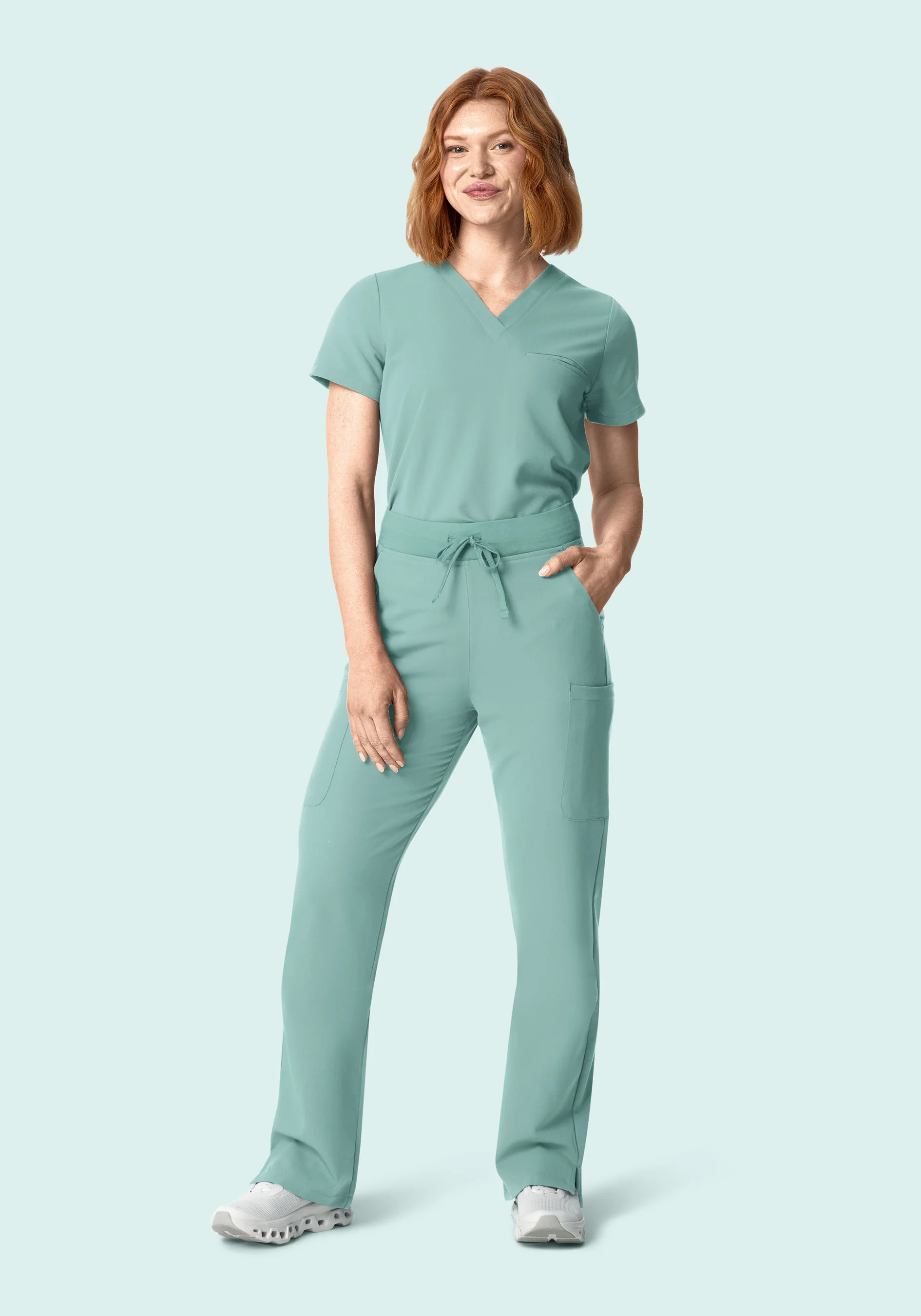 11 Pocket High Waisted Cargos Tourmaline - Image 7