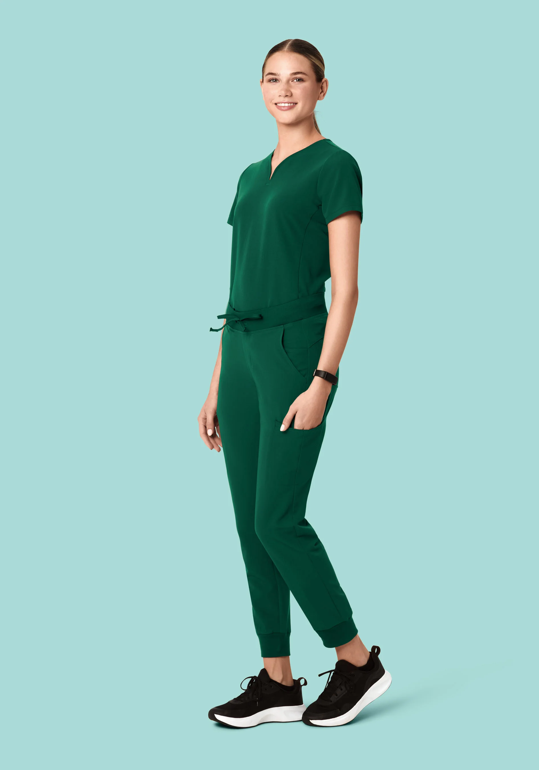 11 Pocket Joggers Hunter Green - Image 2
