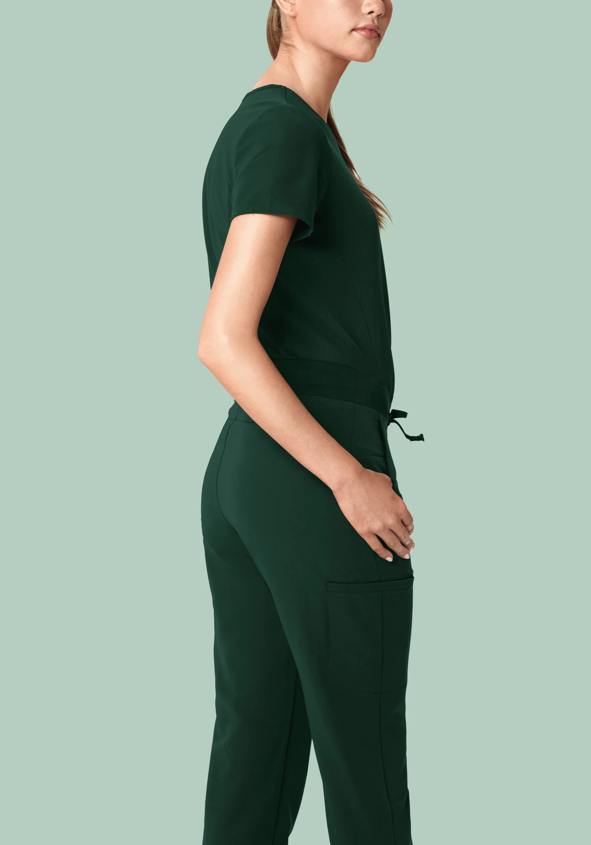 11 Pocket Joggers Midnight Green - Image 4