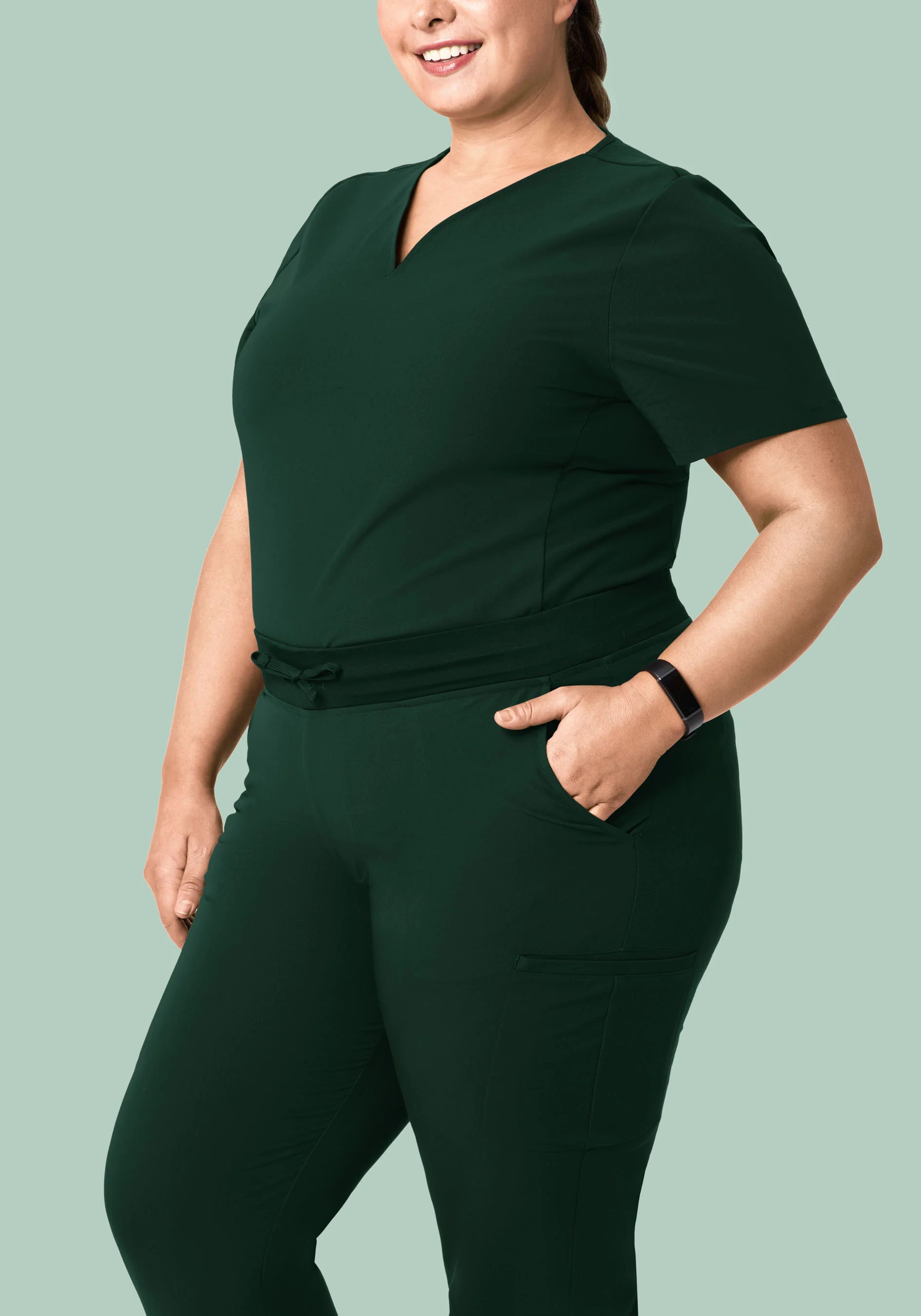 11 Pocket Joggers Midnight Green - Image 6