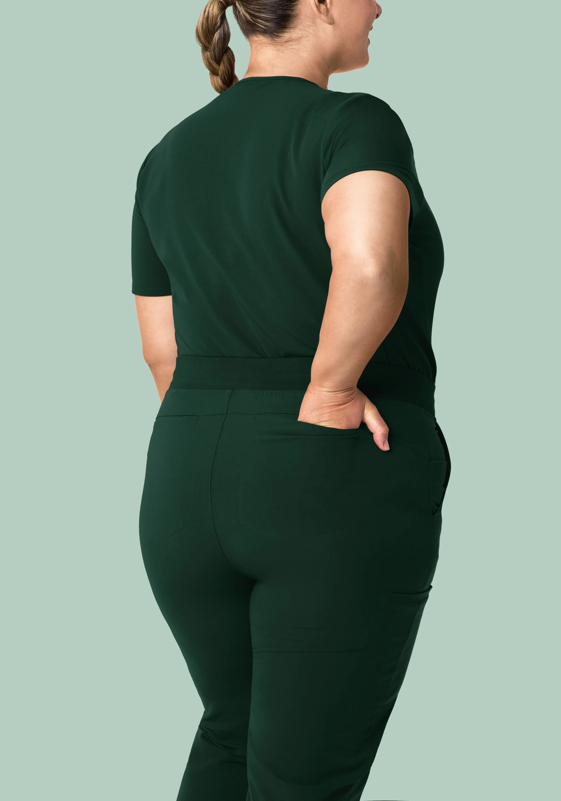 11 Pocket Joggers Midnight Green - Image 7