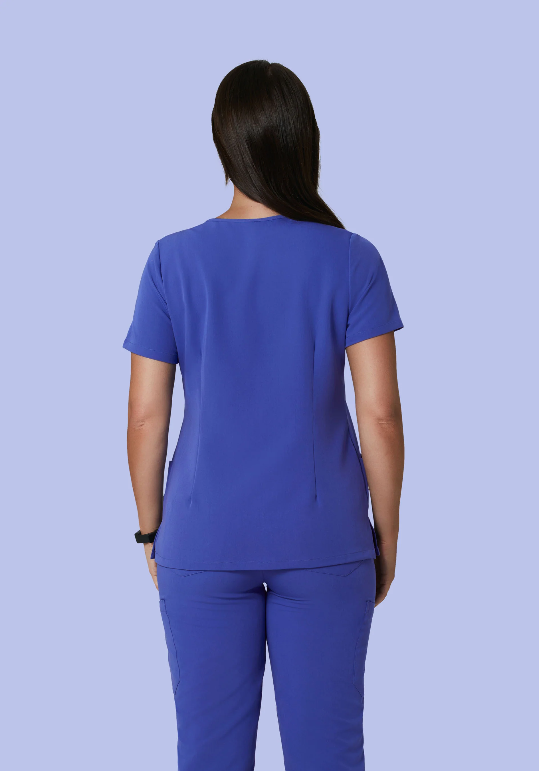 5 Pocket Notch Neck Top Very Peri - Image 2