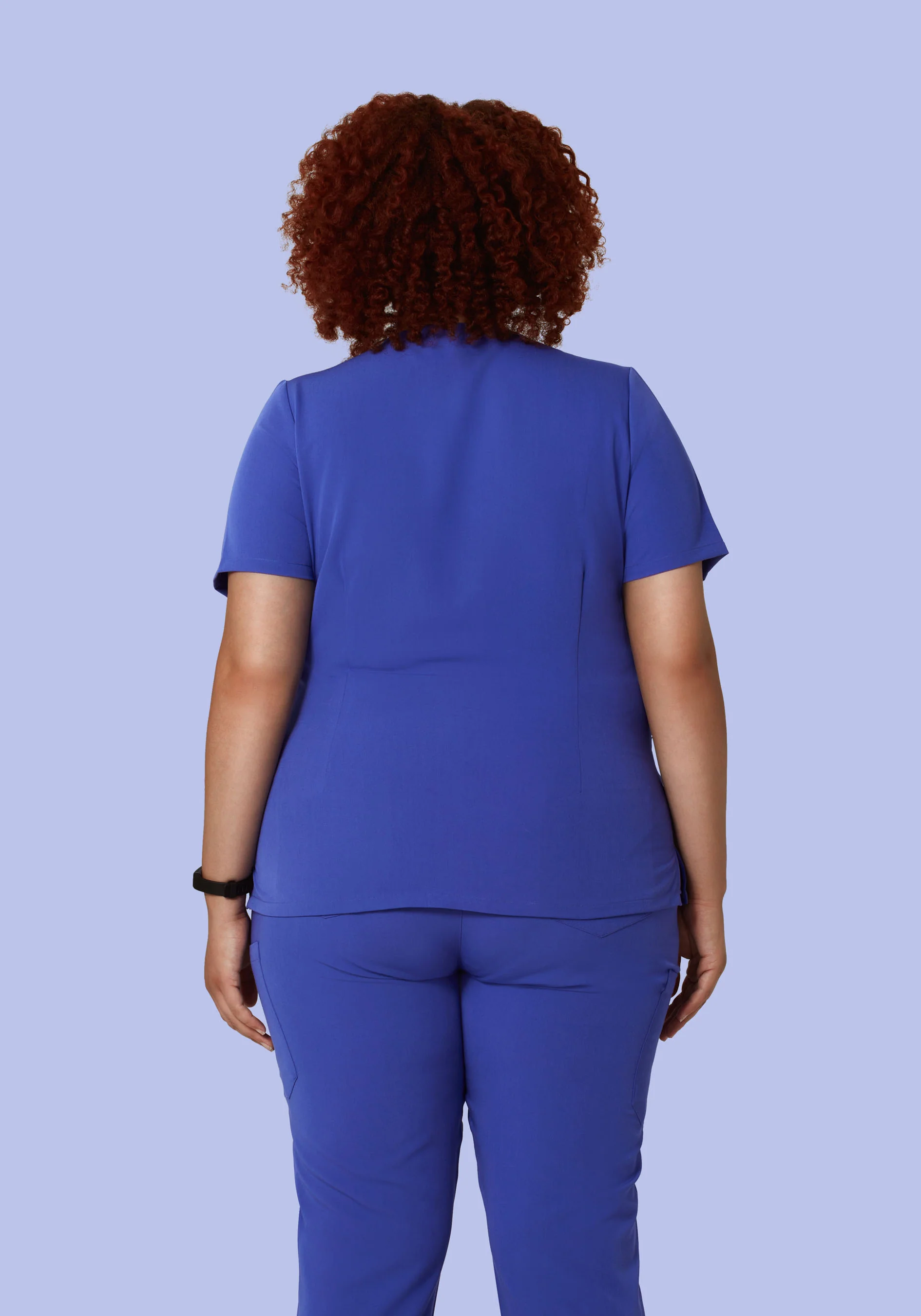 5 Pocket Notch Neck Top Very Peri - Image 6