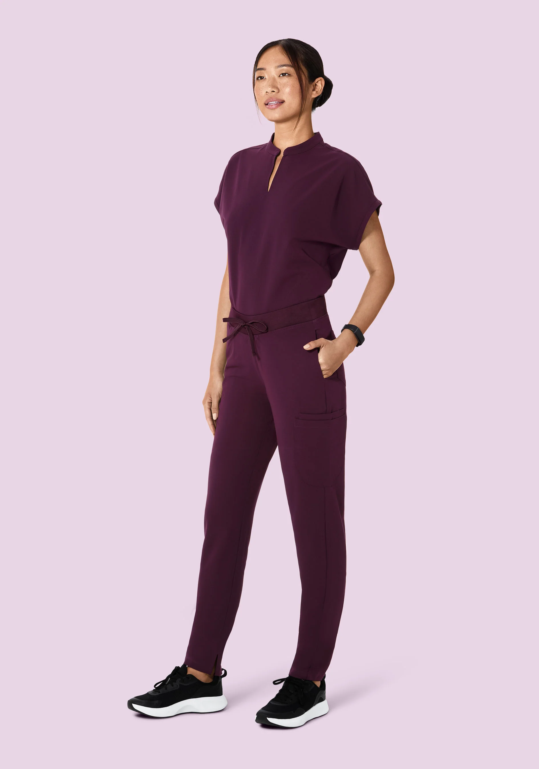 6 Pocket Slim Pants Açaí - Image 4
