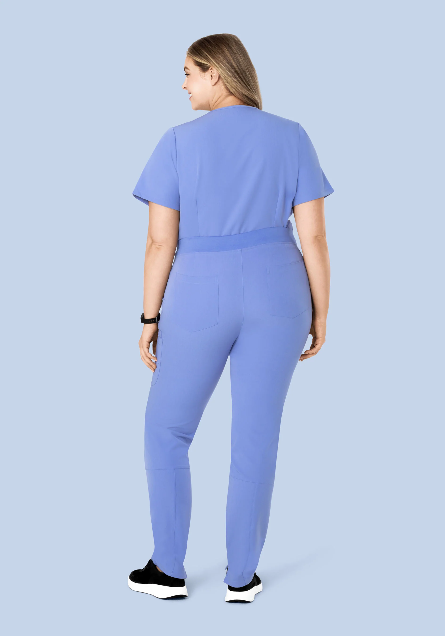6 Pocket Slim Pants French Blue - Image 8
