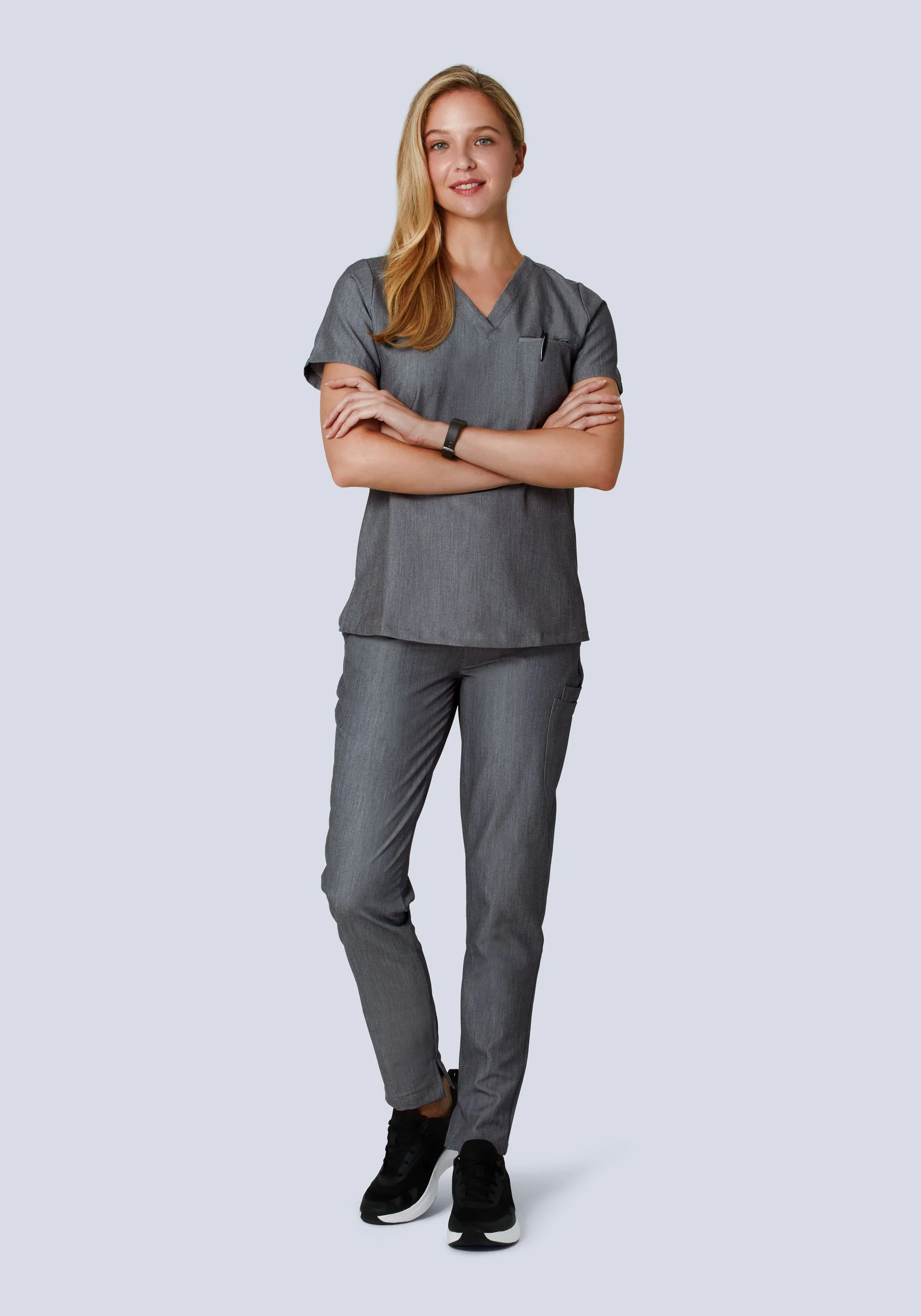 6 Pocket Slim Pants Gray - Image 2