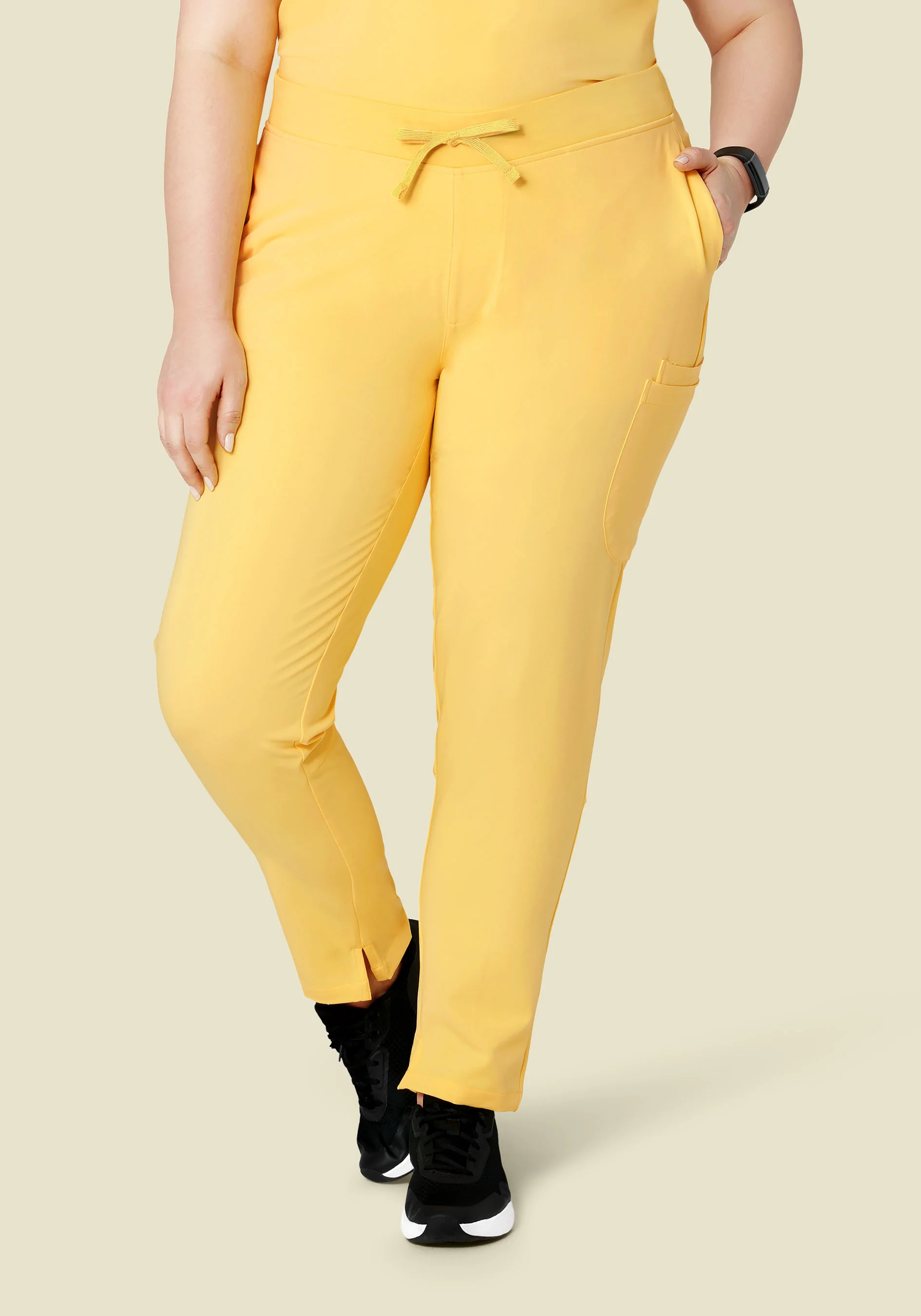 6 Pocket Slim Pants Lemonade - Image 5