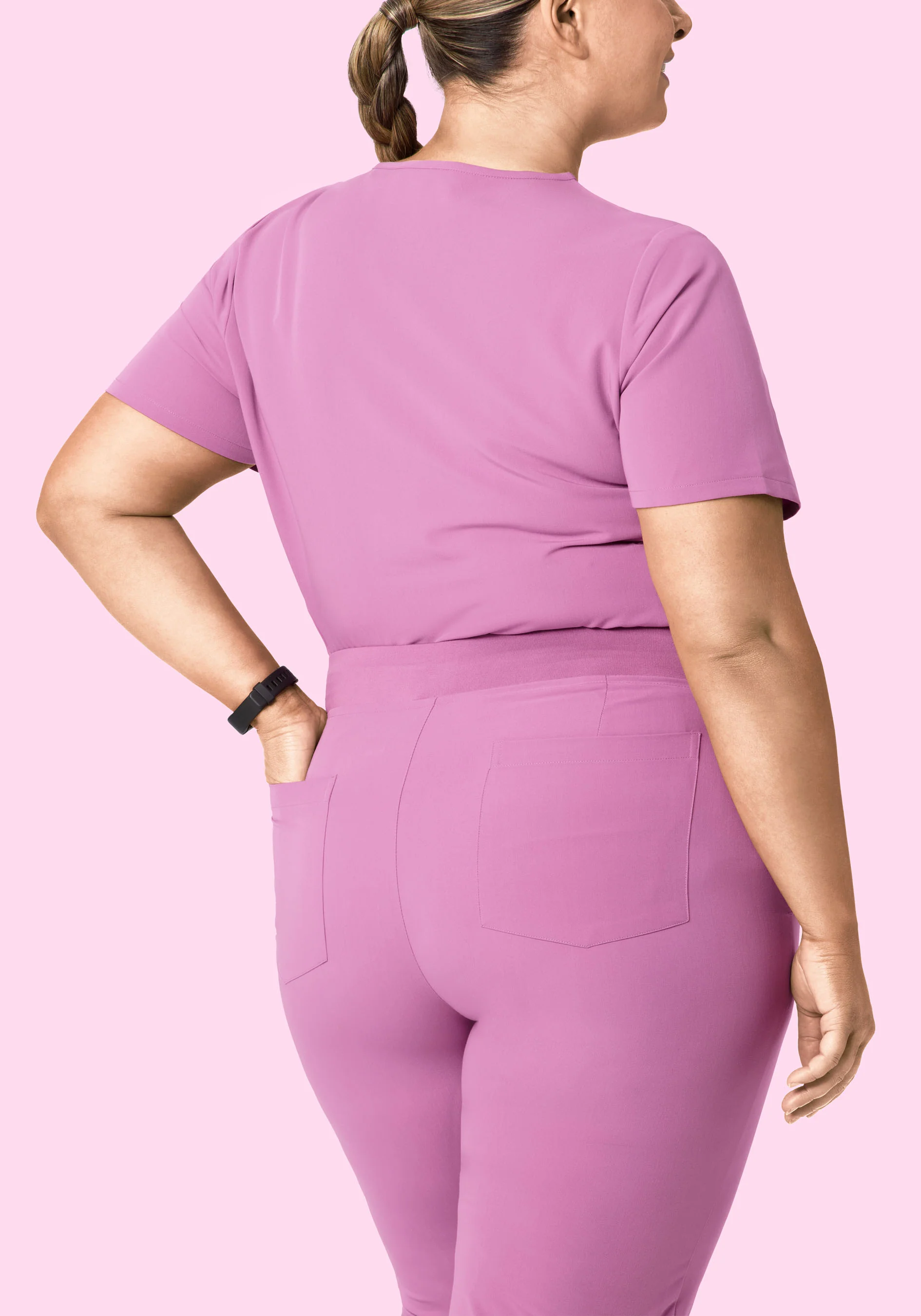 6 Pocket Slim Pants Mulberry - Image 7