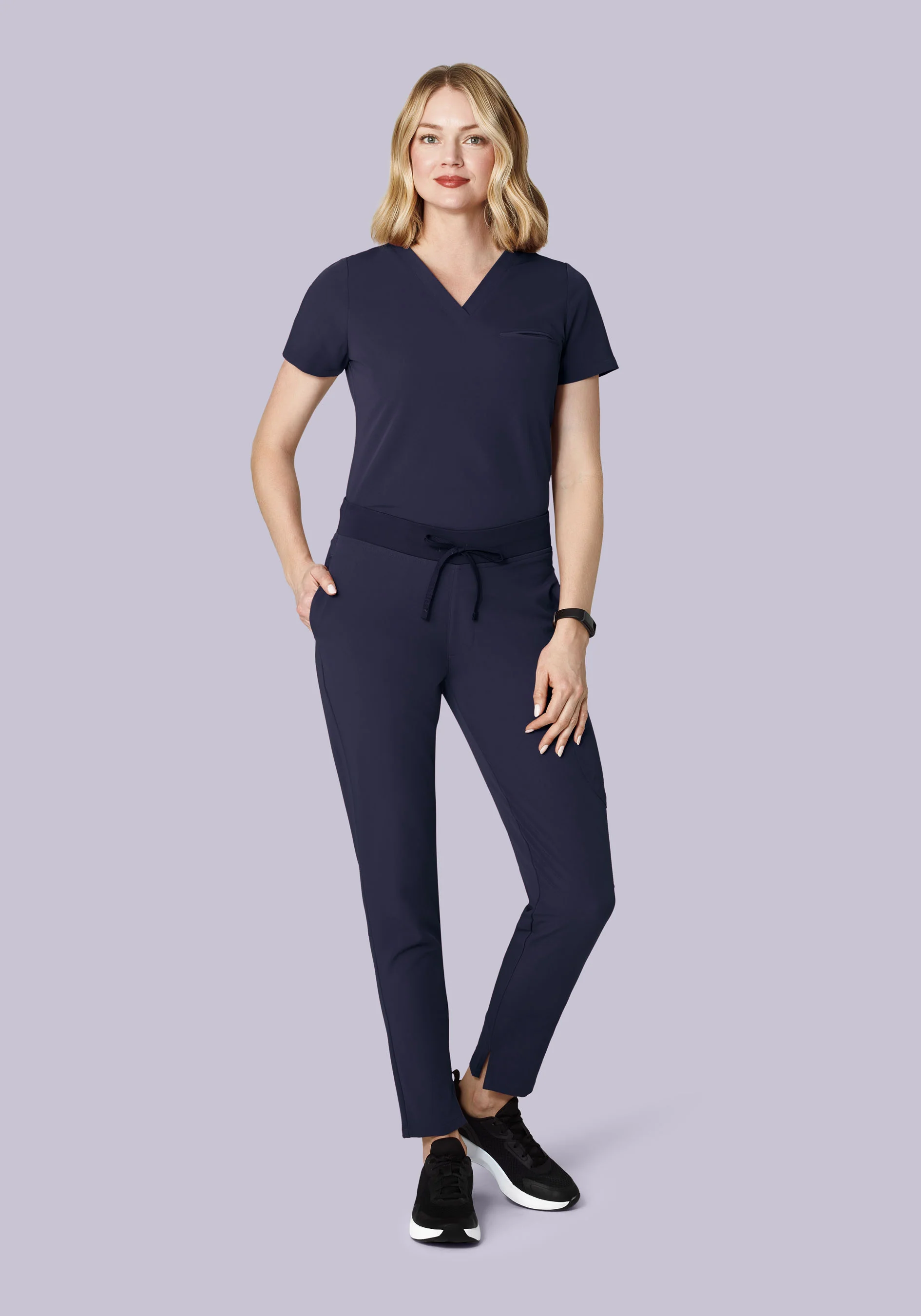 6 Pocket Slim Pants Steel - Image 2