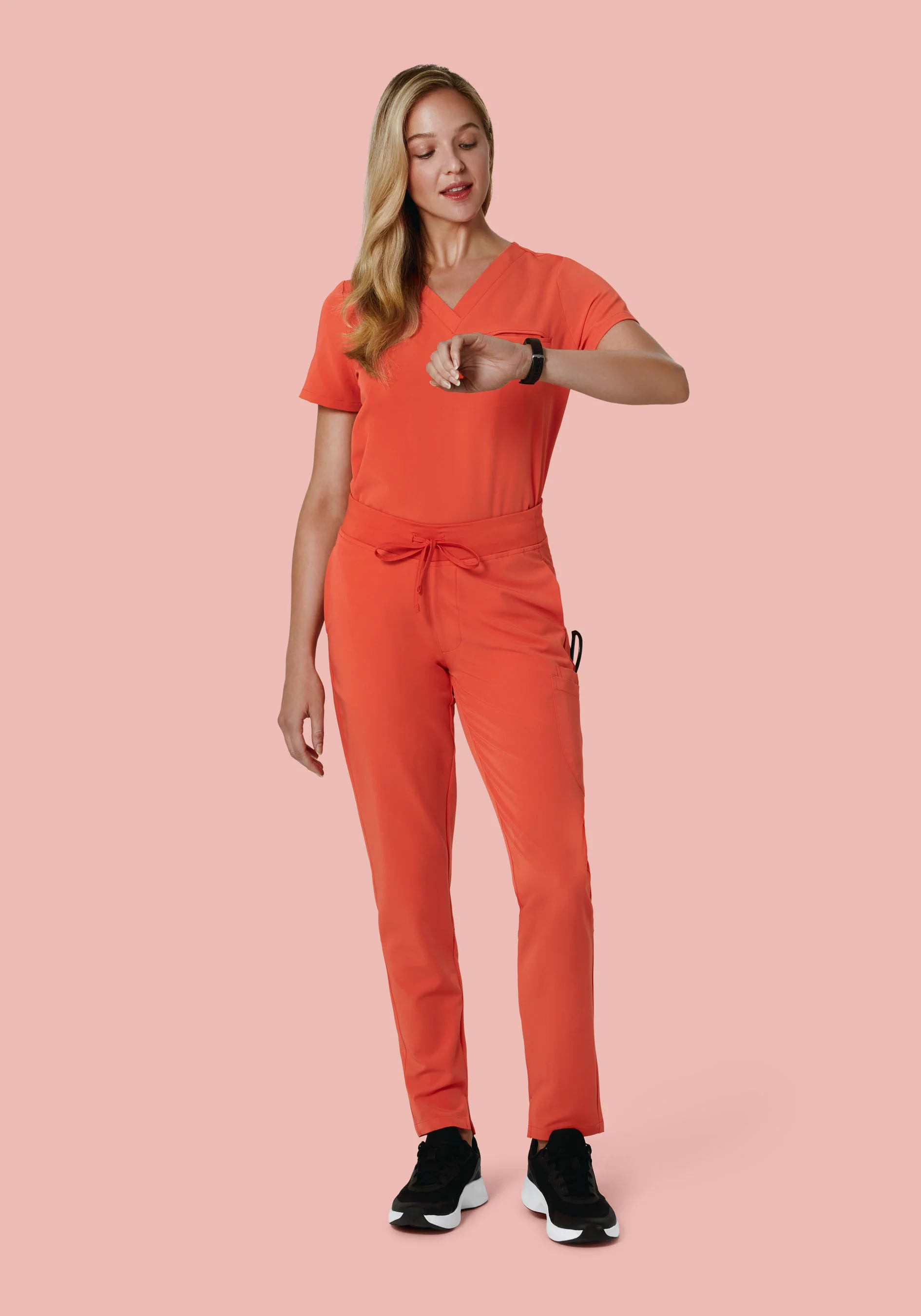 6 Pocket Slim Pants Terracotta - Image 4