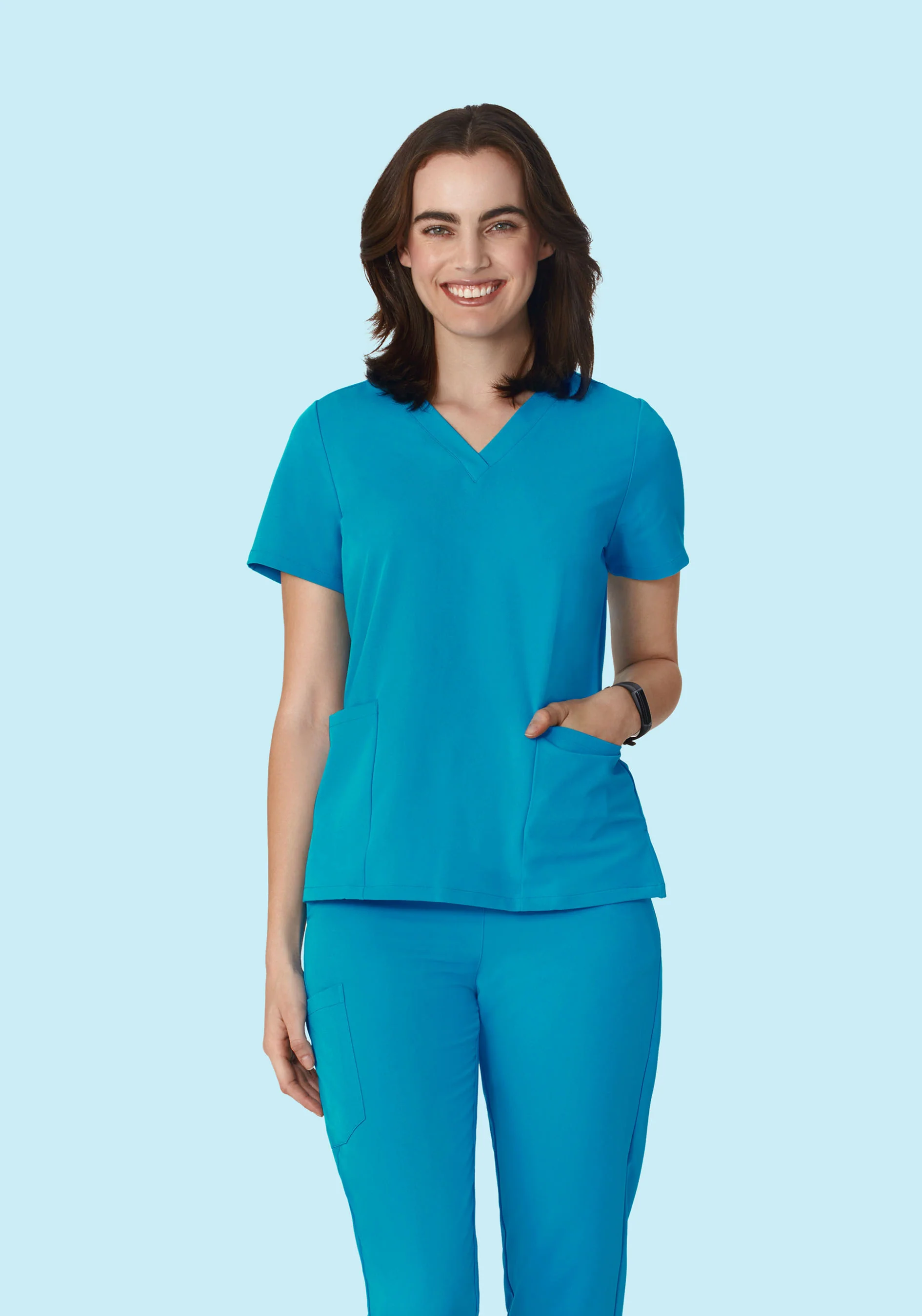 6 Pocket Top Azure