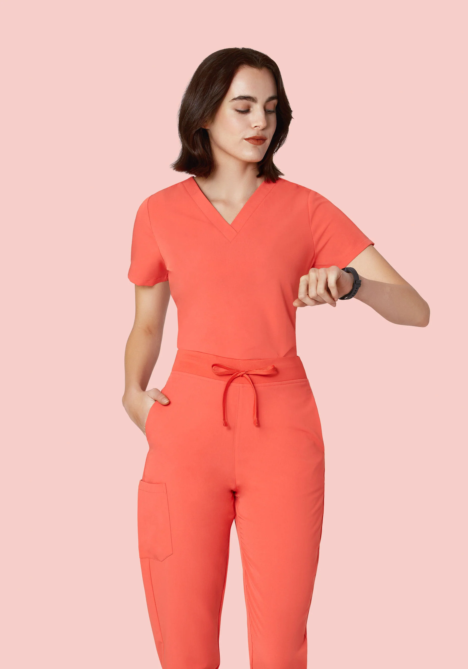 6 Pocket Top Coral - Image 2