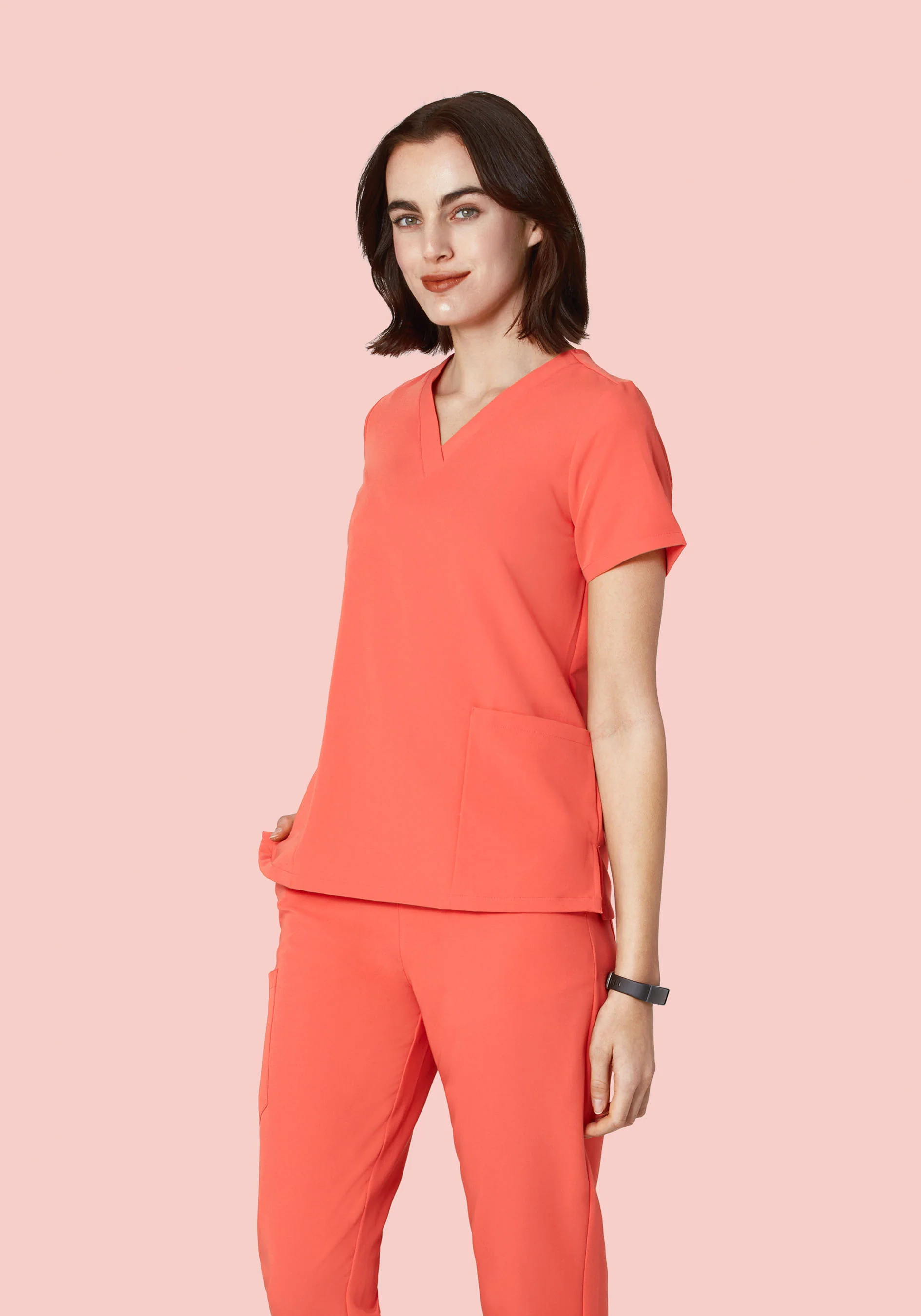 6 Pocket Top Coral - Image 3