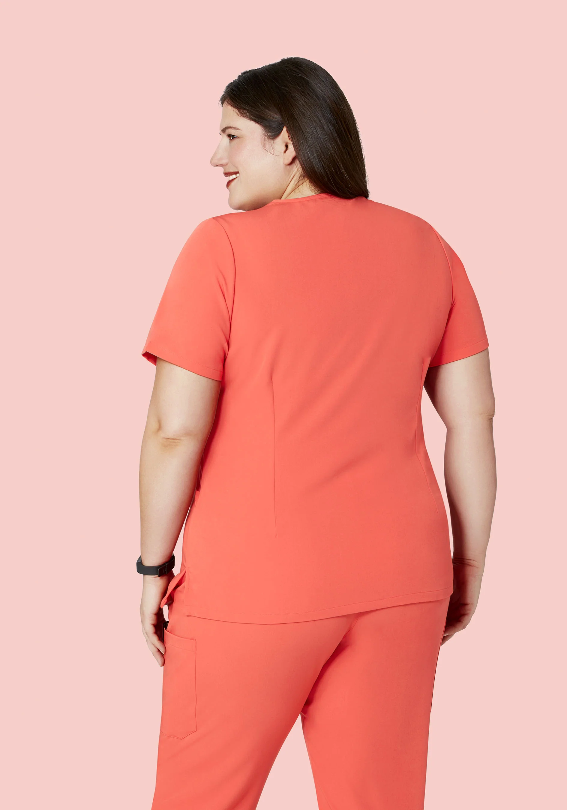 6 Pocket Top Coral - Image 8
