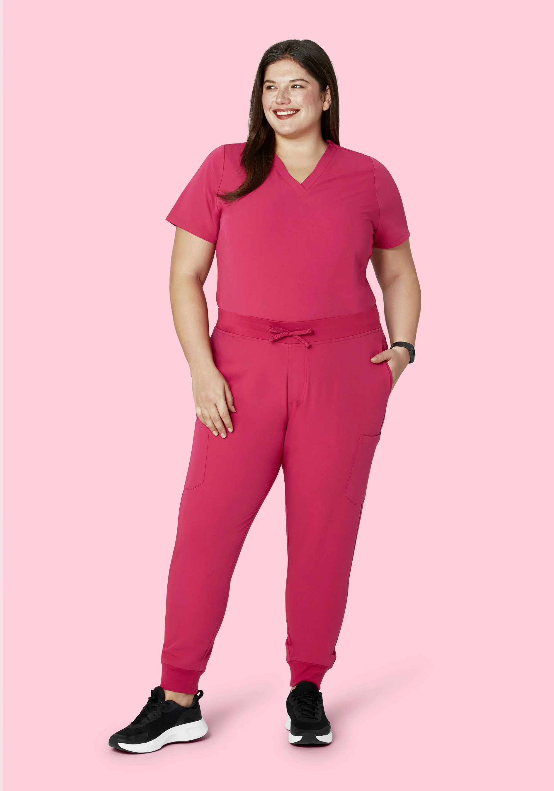 6 Pocket Top Deep Magenta - Image 6