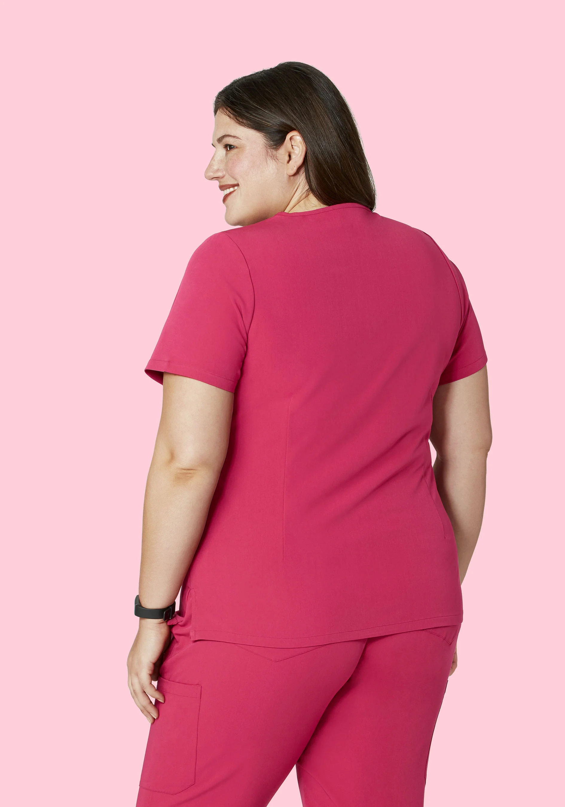 6 Pocket Top Deep Magenta - Image 7