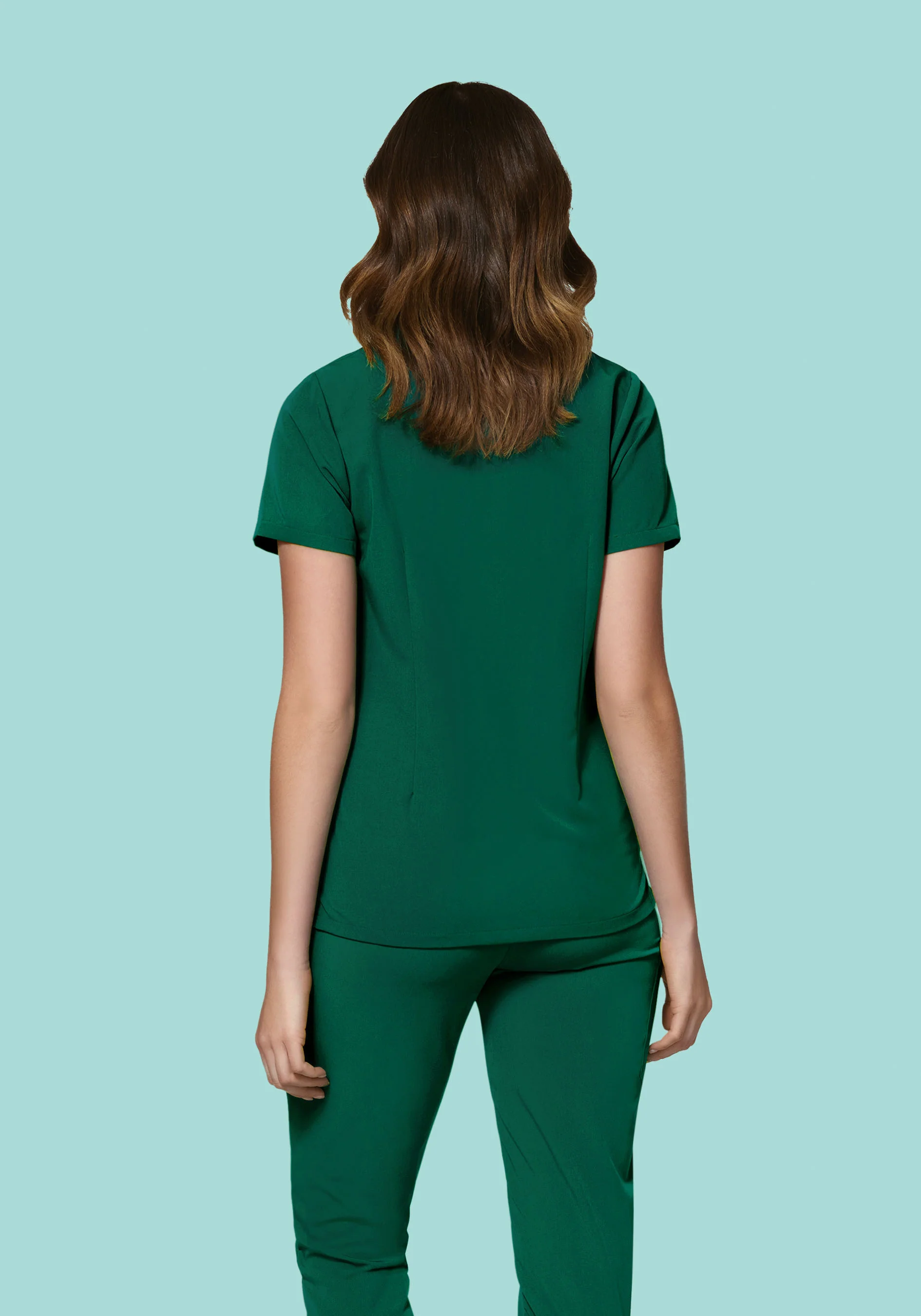 6 Pocket Top Hunter Green - Image 3