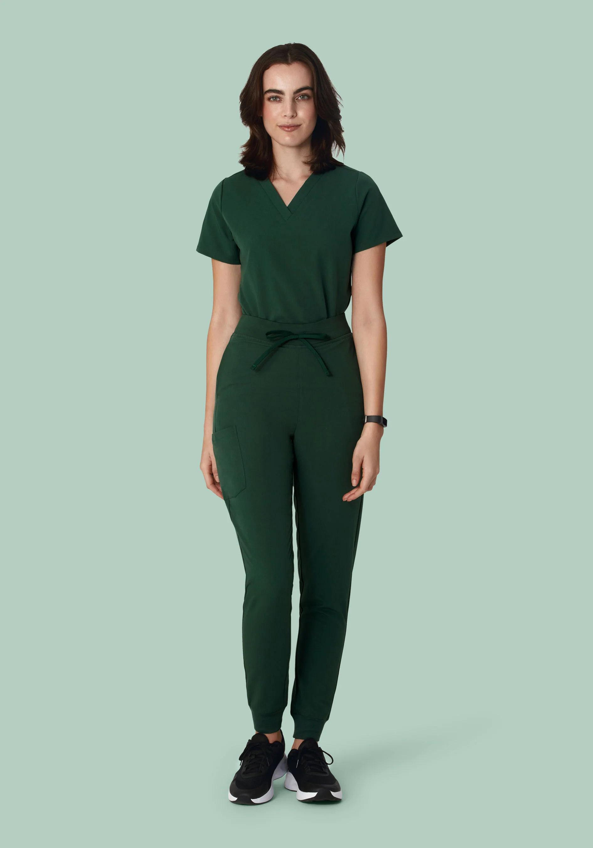 6 Pocket Top Midnight Green - Image 3