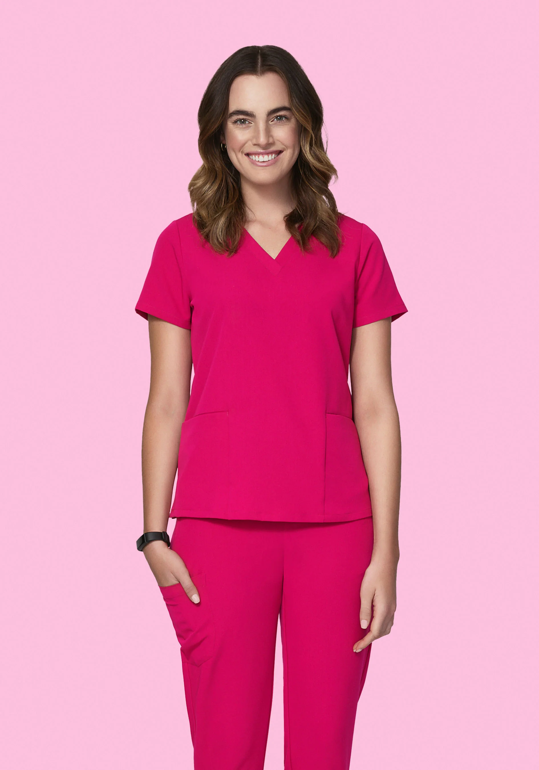 6 Pocket Top Raspberry - Image 3