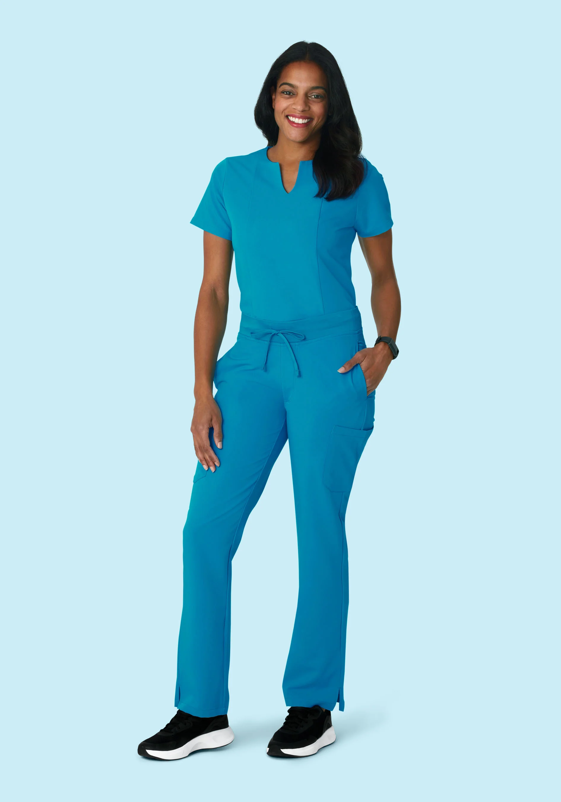 9 Pocket Cargo Pants Azure - Image 2