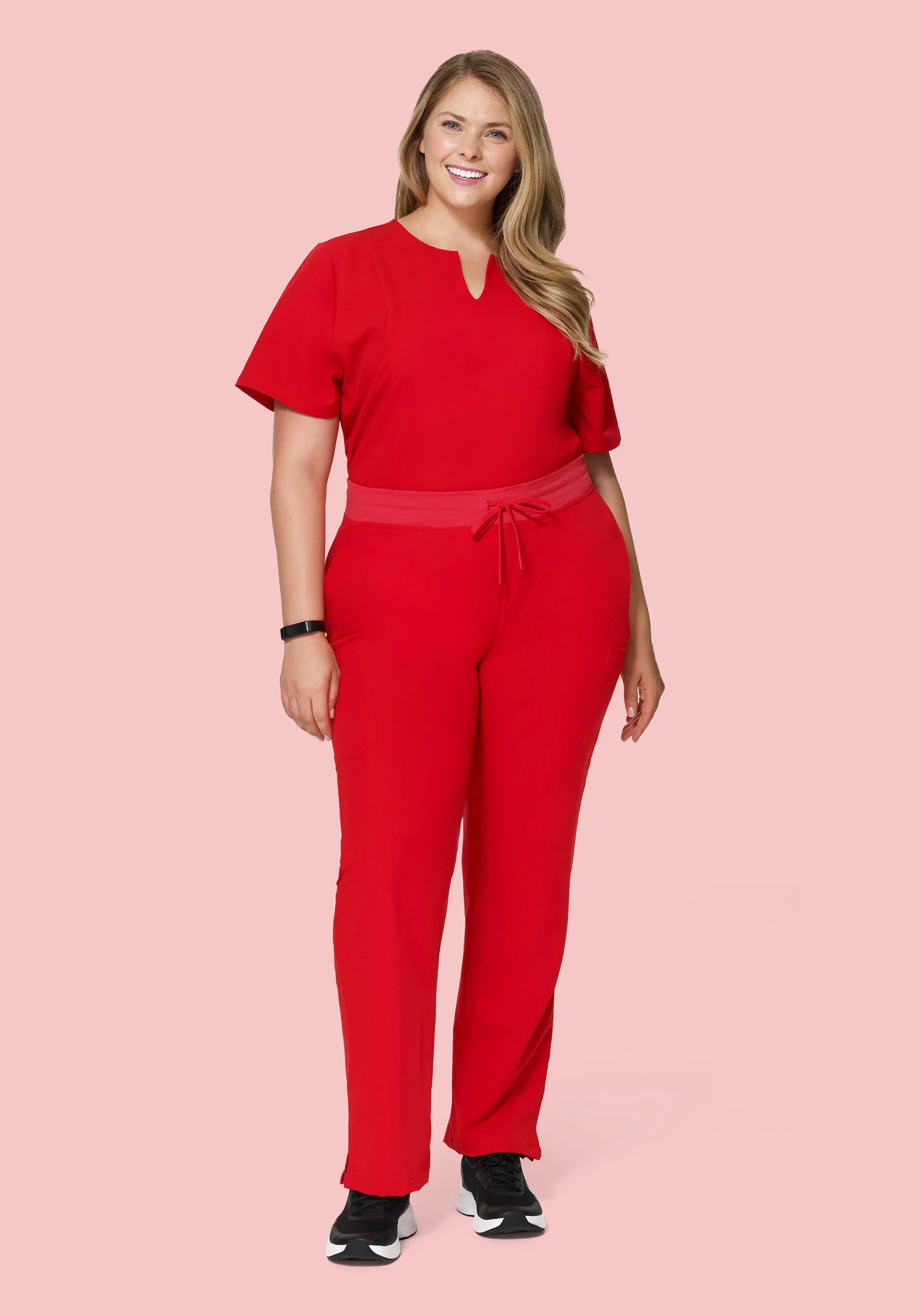9 Pocket Cargo Pants Candy Red - Image 5