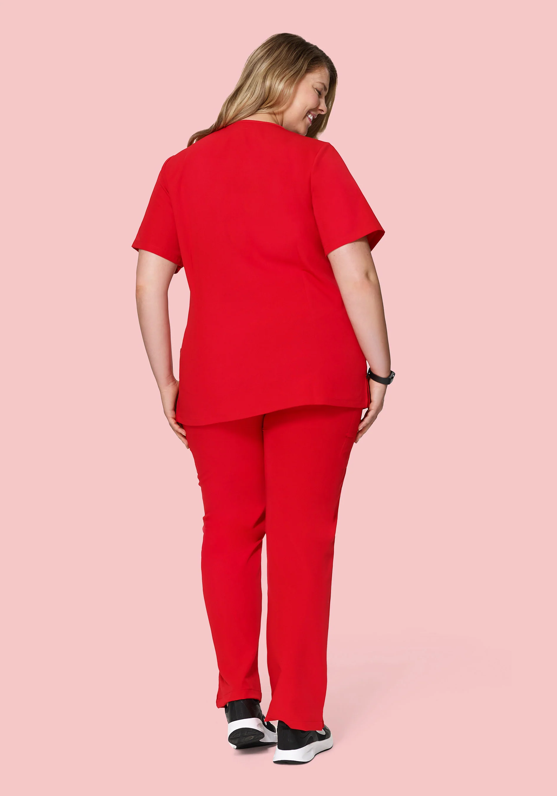 9 Pocket Cargo Pants Candy Red - Image 6
