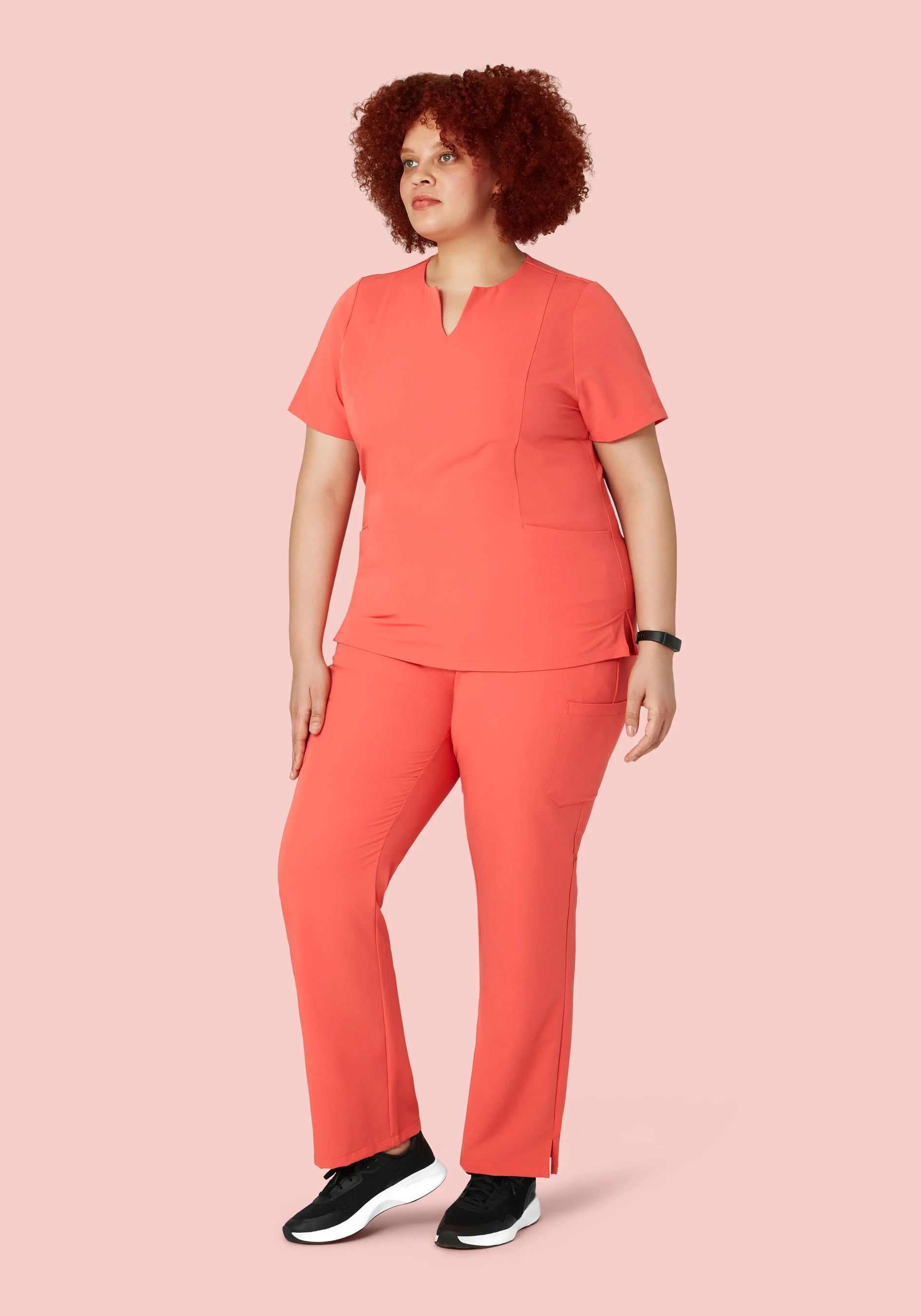 9 Pocket Cargo Pants Coral - Image 7