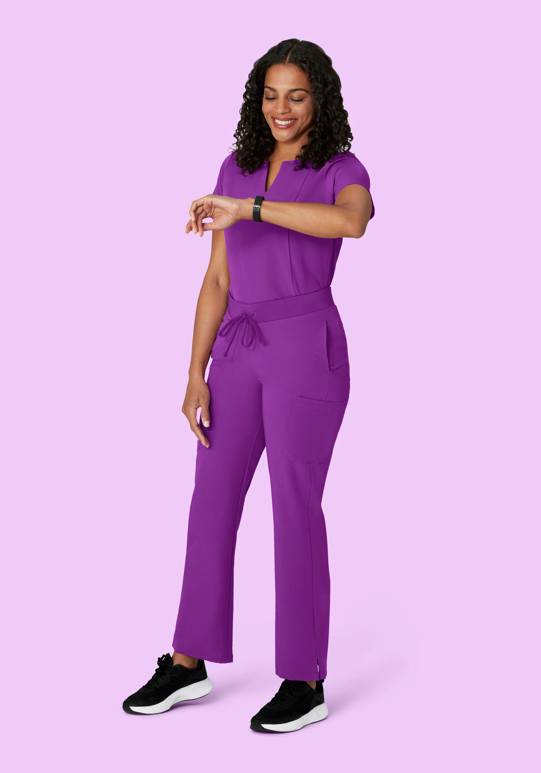 9 Pocket Cargo Pants Cyber Grape - Image 2