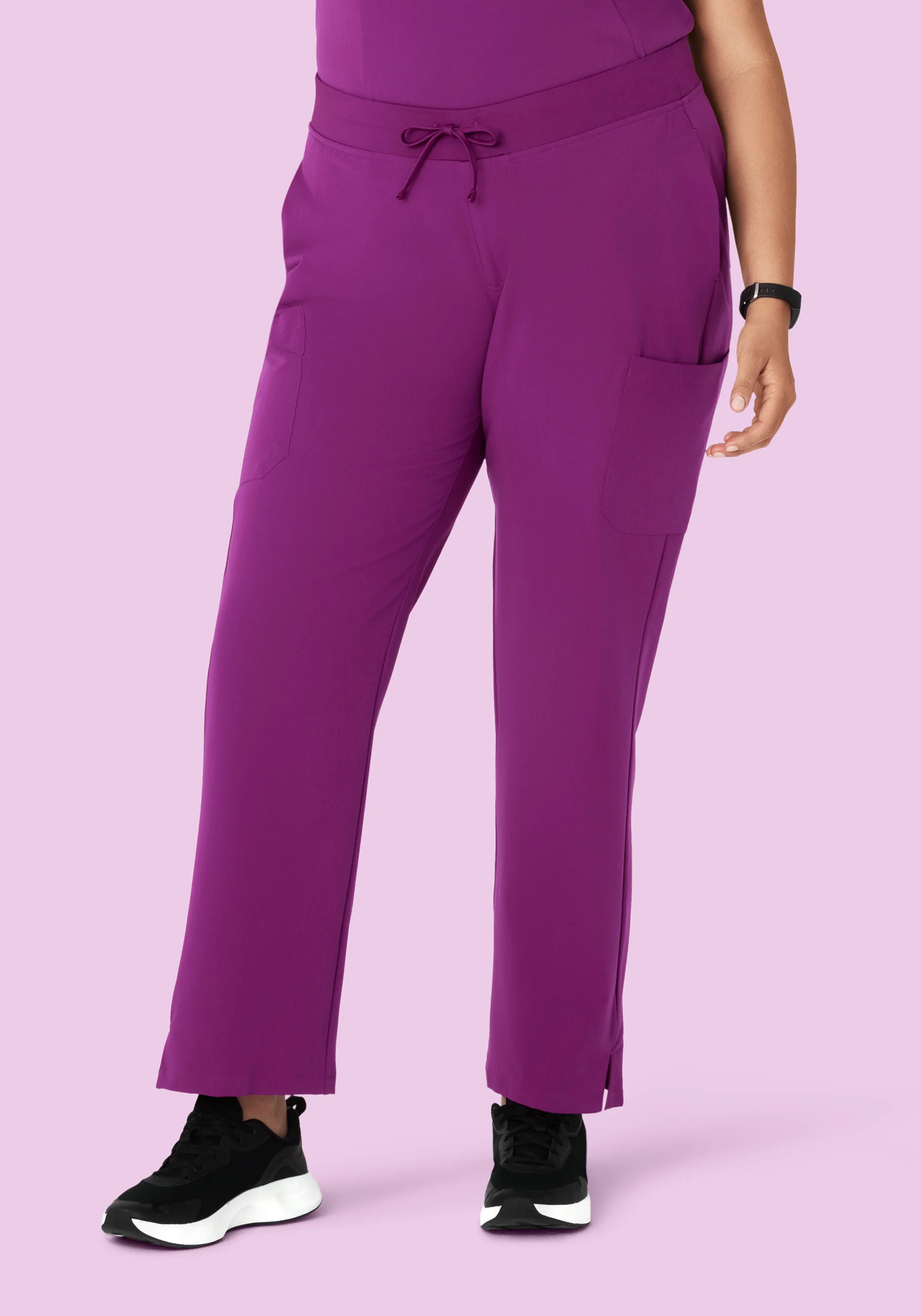 9 Pocket Cargo Pants Dark Orchid - Image 5