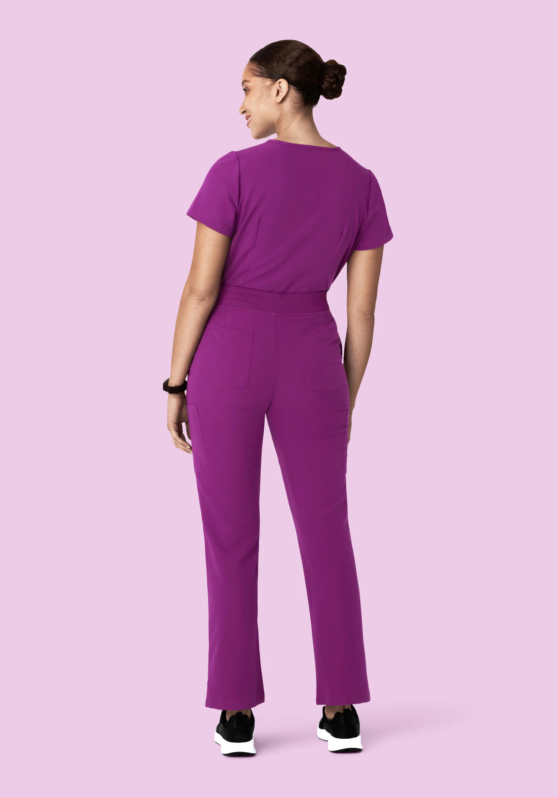 9 Pocket Cargo Pants Dark Orchid - Image 6