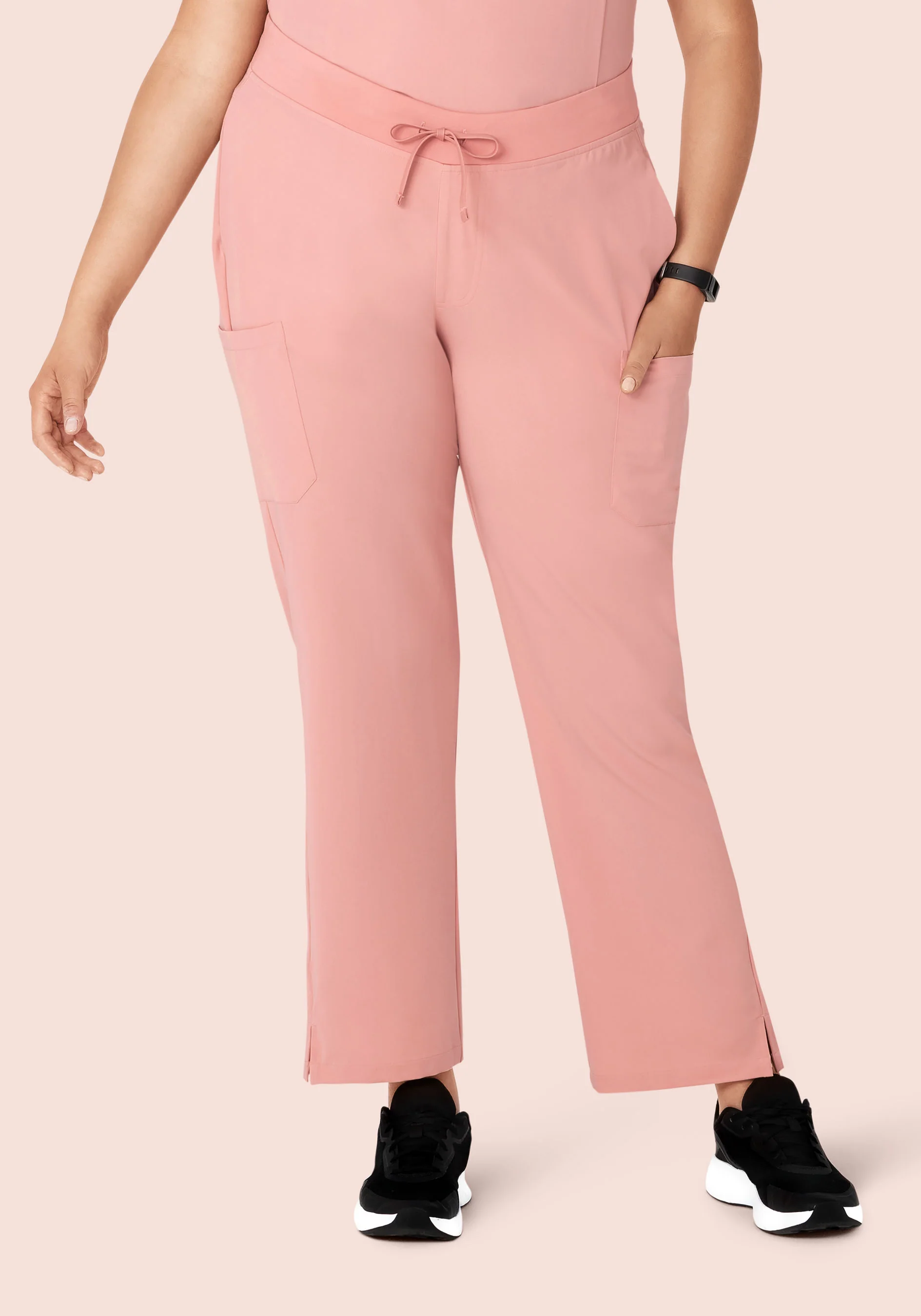 9 Pocket Cargo Pants Dusty Pink - Image 7