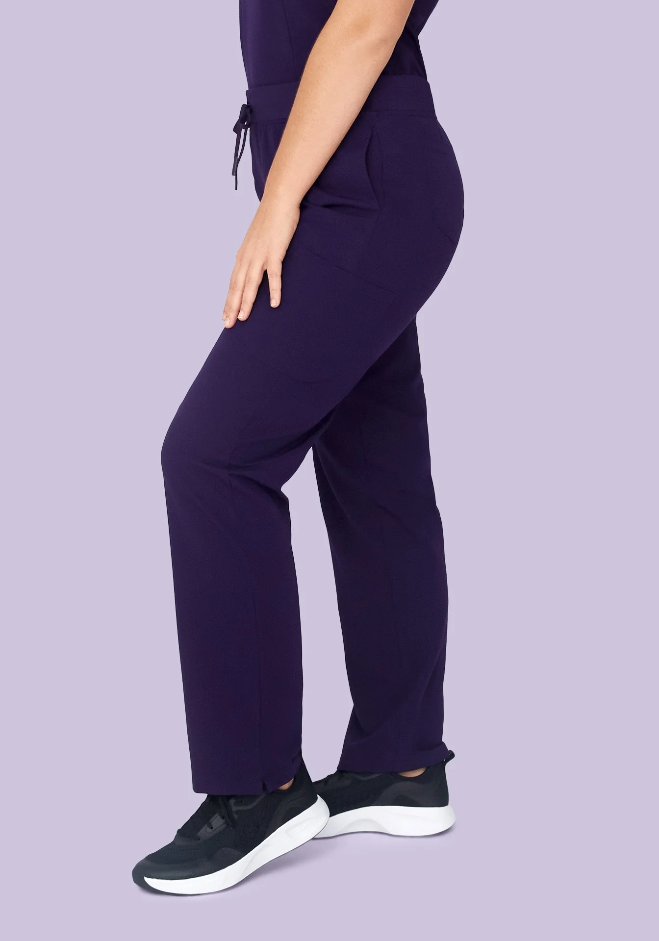 9 Pocket Cargo Pants Eggplant - Image 5