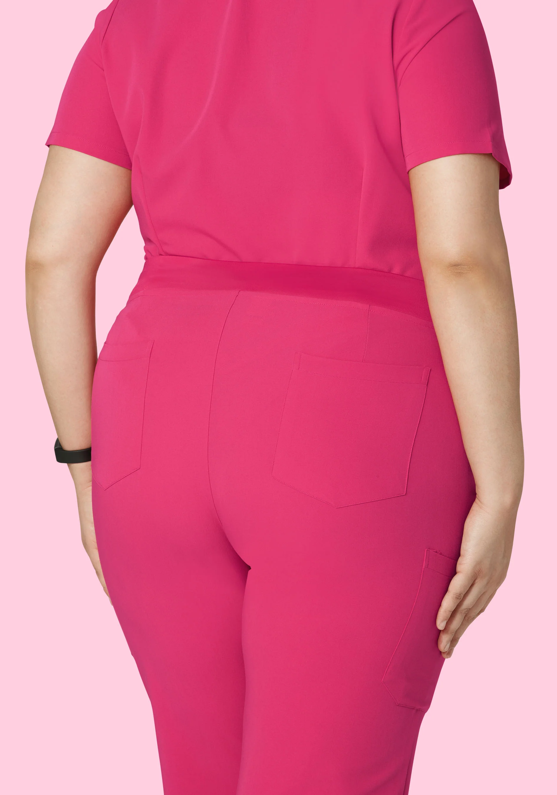 9 Pocket Cargo Pants Hot Pink - Image 8