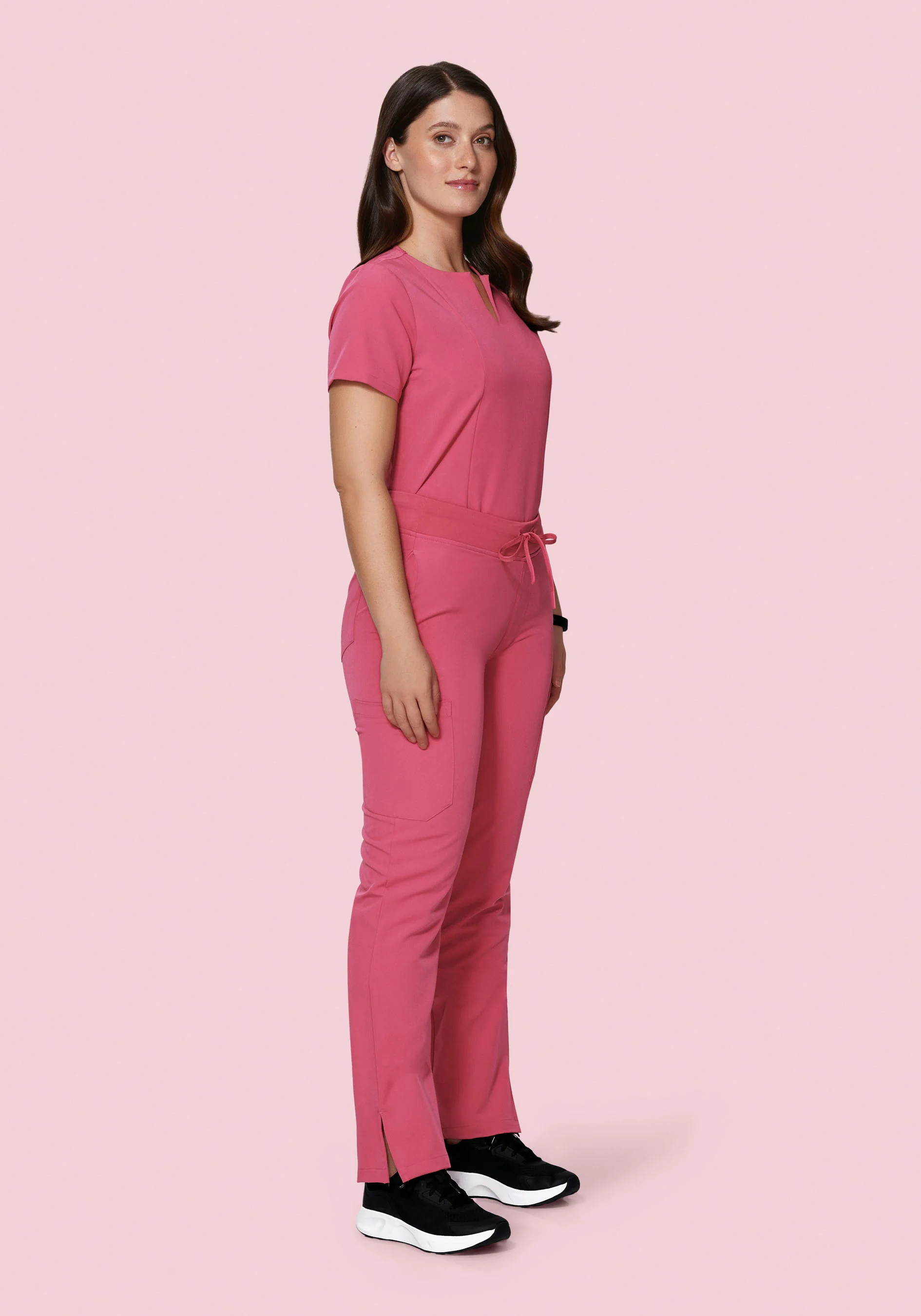 9 Pocket Cargo Pants Jaipur Pink - Image 5