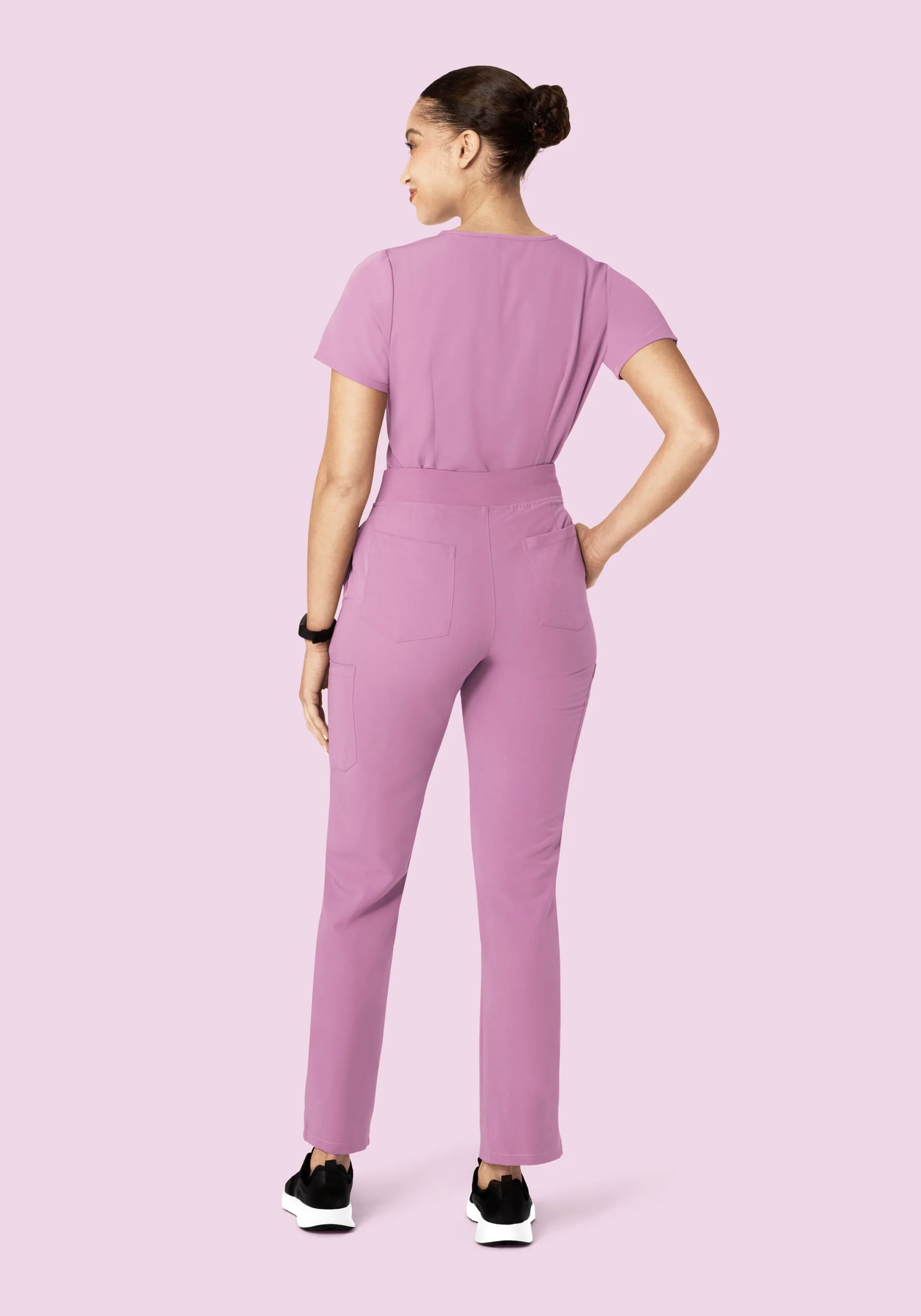 9 Pocket Cargo Pants Lilac - Image 5