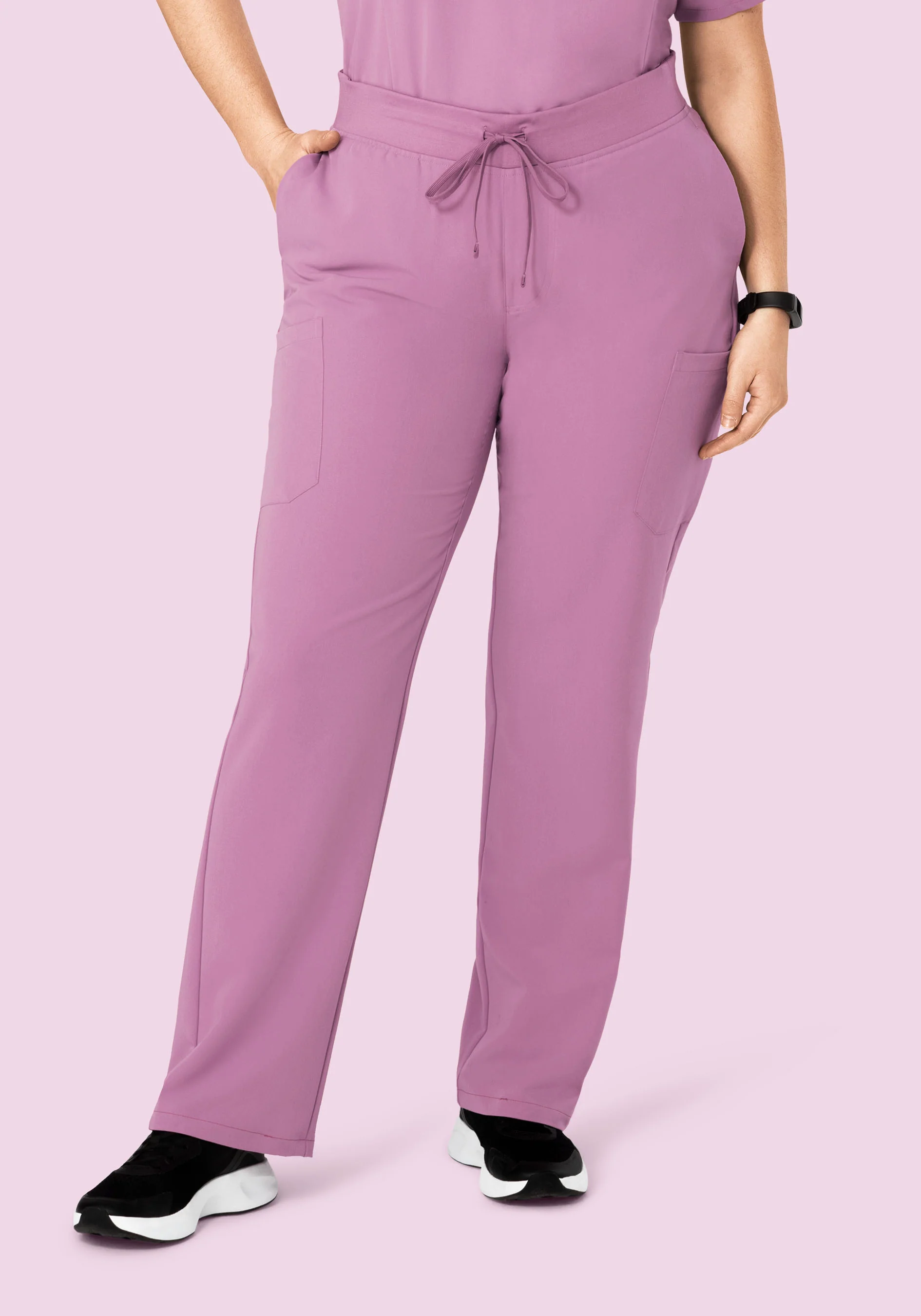 9 Pocket Cargo Pants Lilac - Image 6