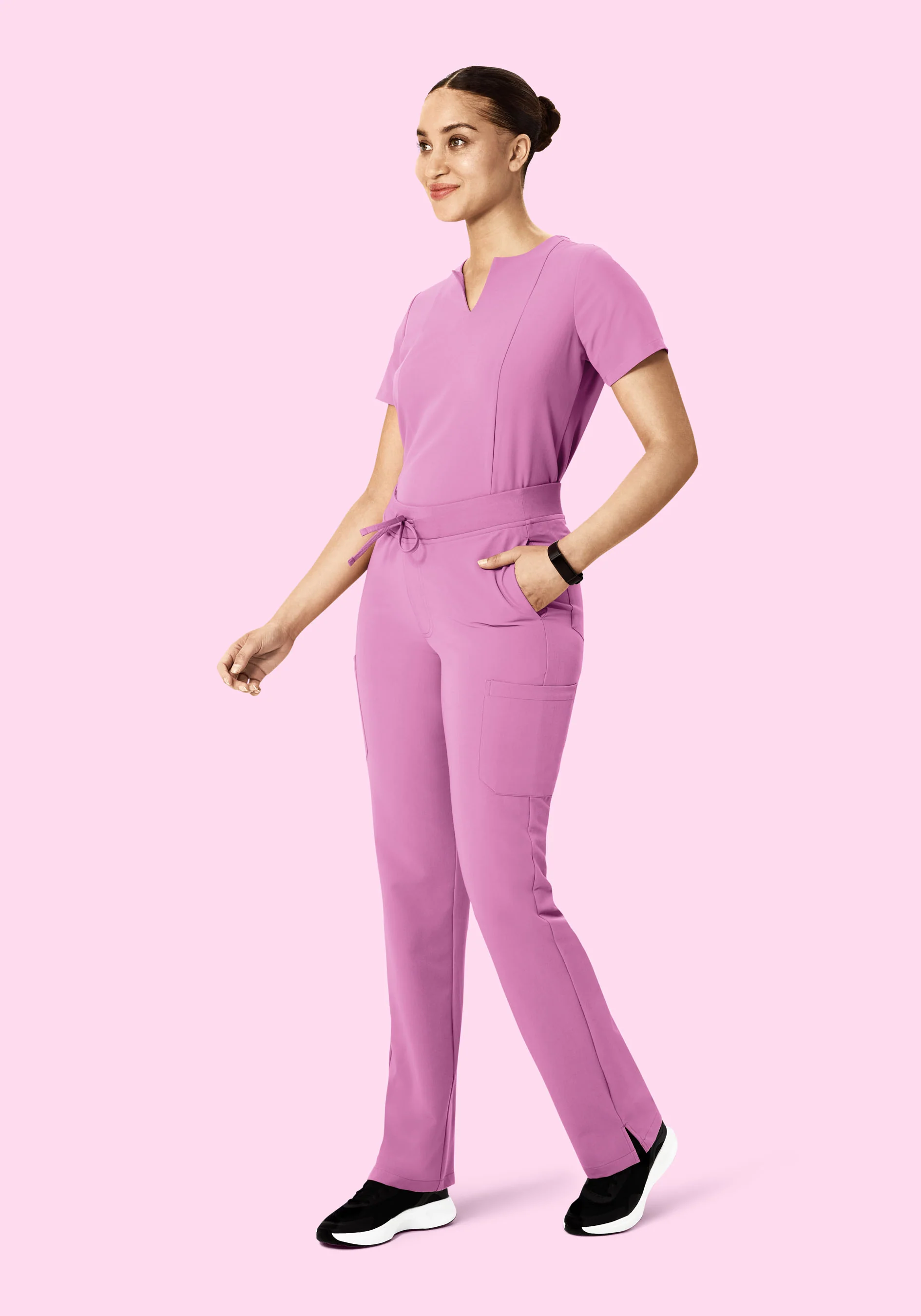 9 Pocket Cargo Pants Mulberry - Image 2