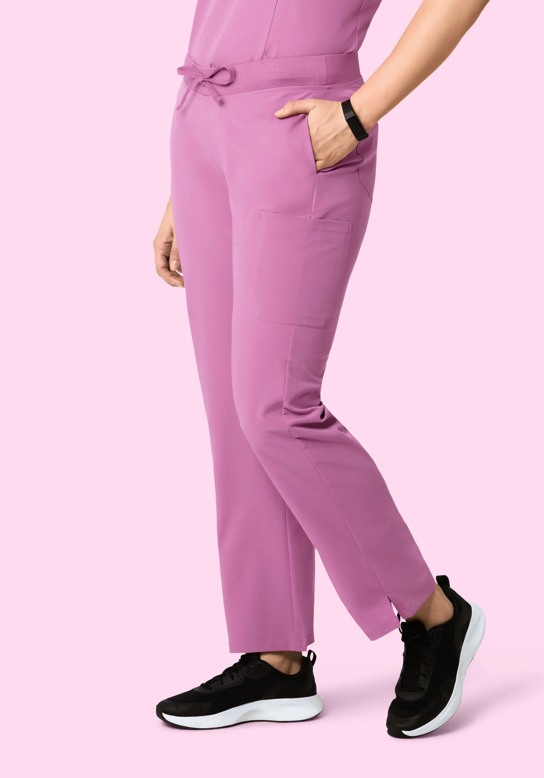 9 Pocket Cargo Pants Mulberry - Image 5
