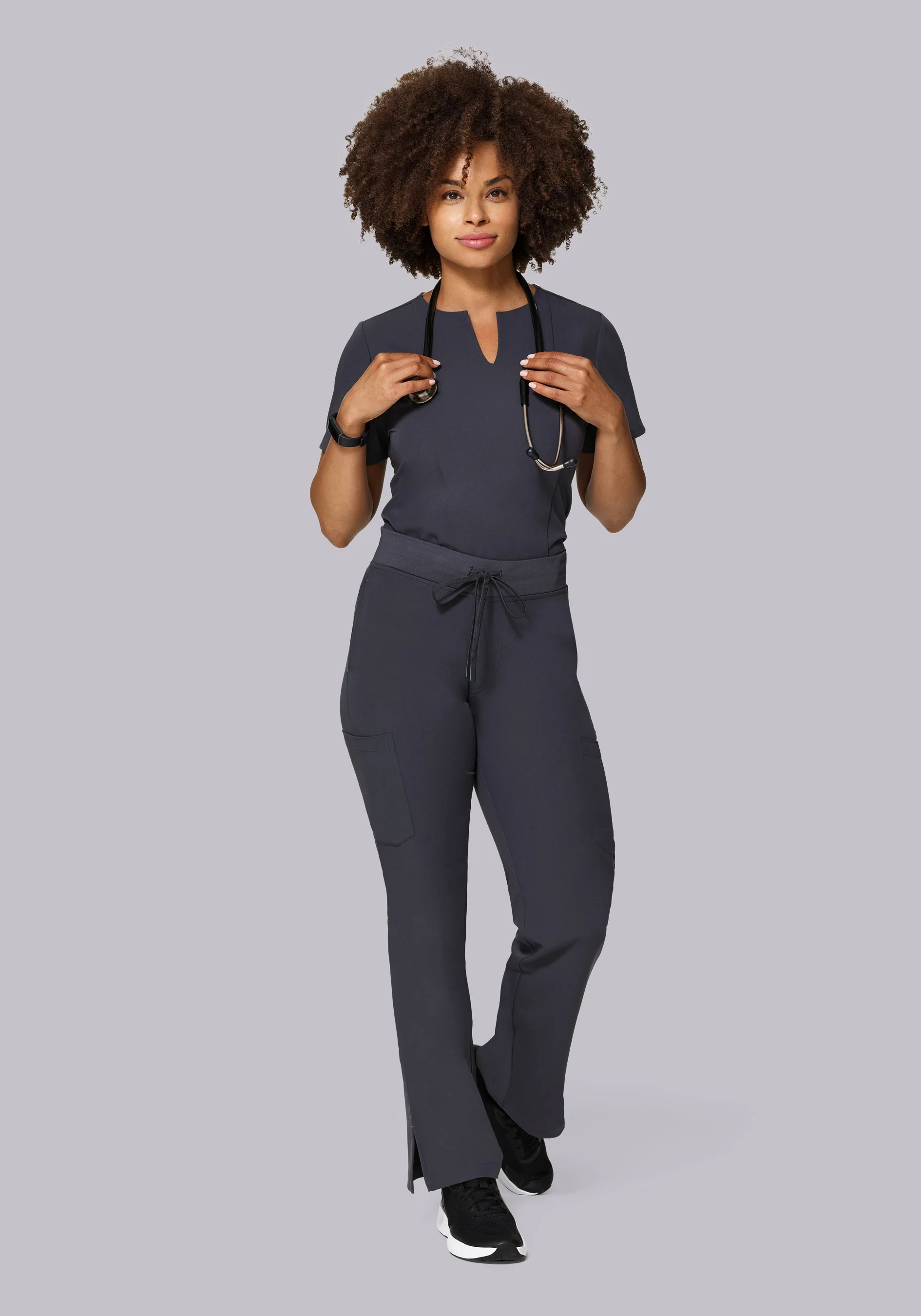9 Pocket Cargo Pants Pewter - Image 2