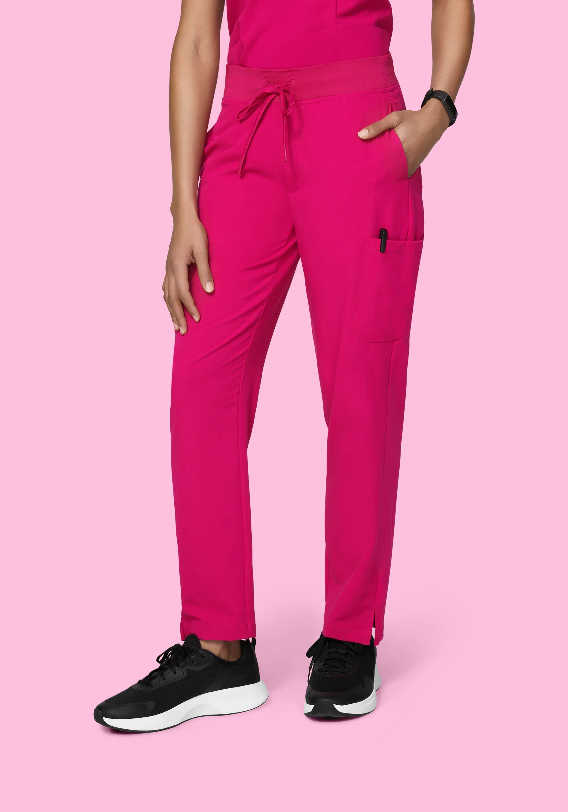 9 Pocket Cargo Pants Raspberry