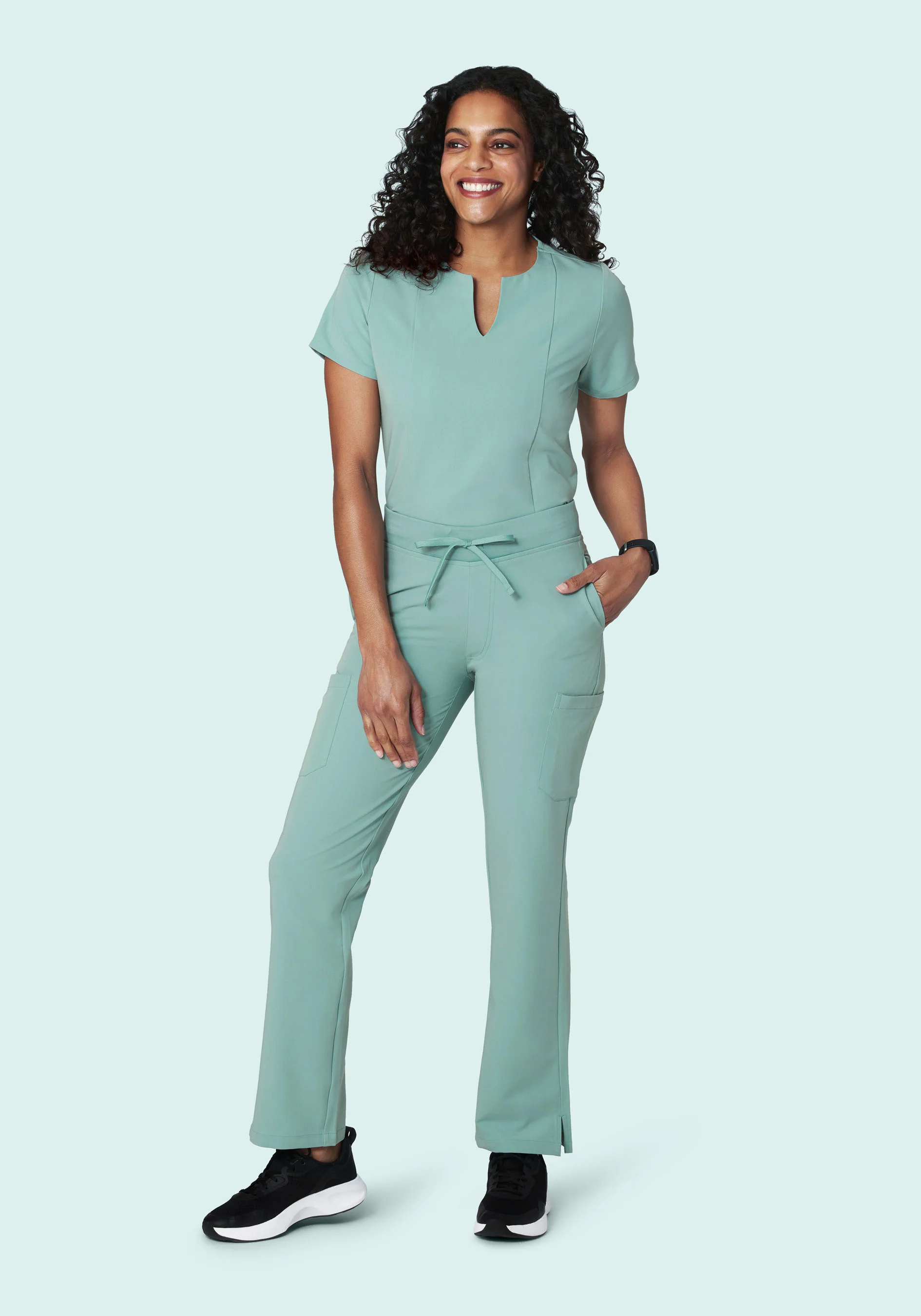 9 Pocket Cargo Pants Tourmaline - Image 2