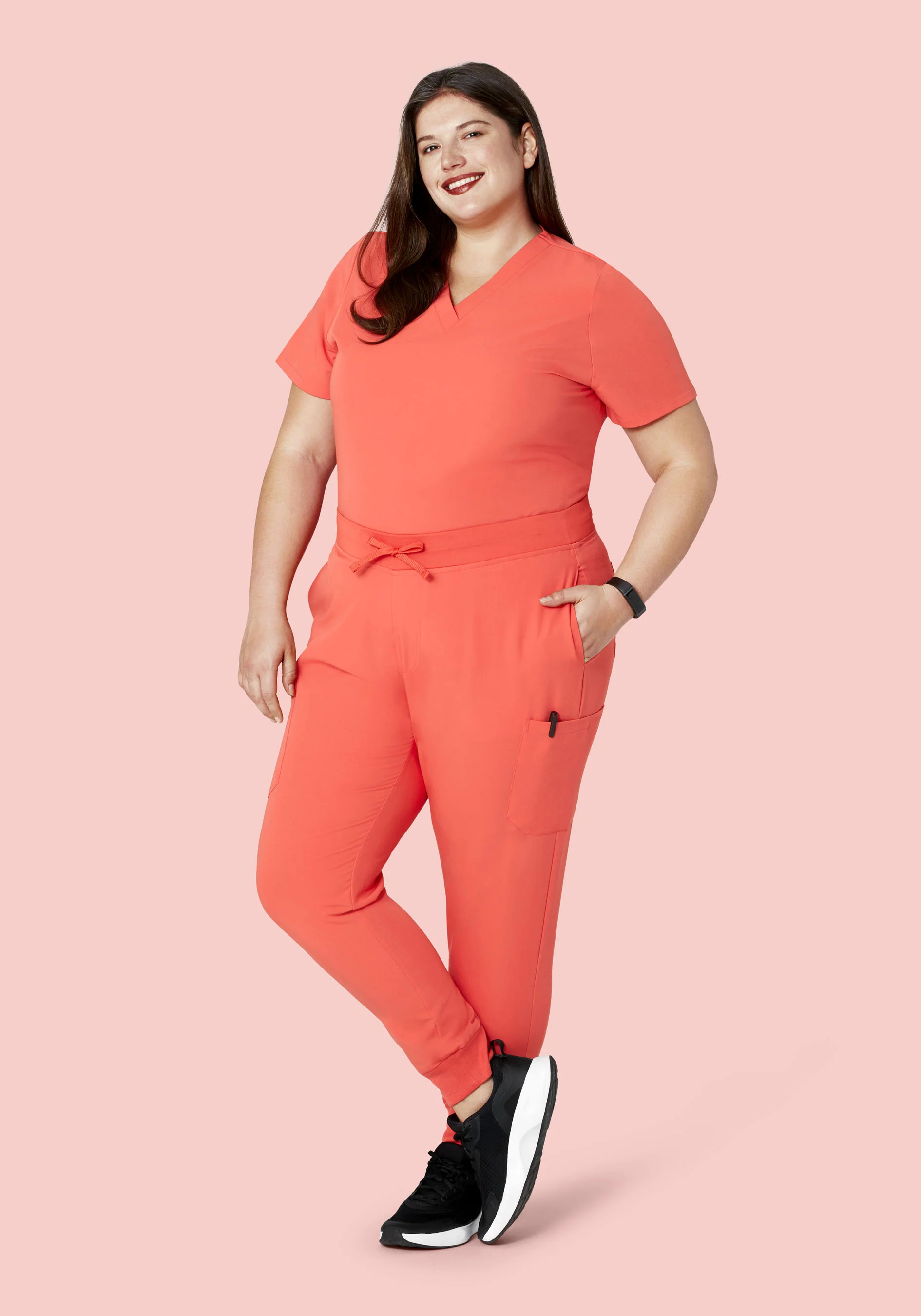 9 Pocket Joggers Coral - Image 7
