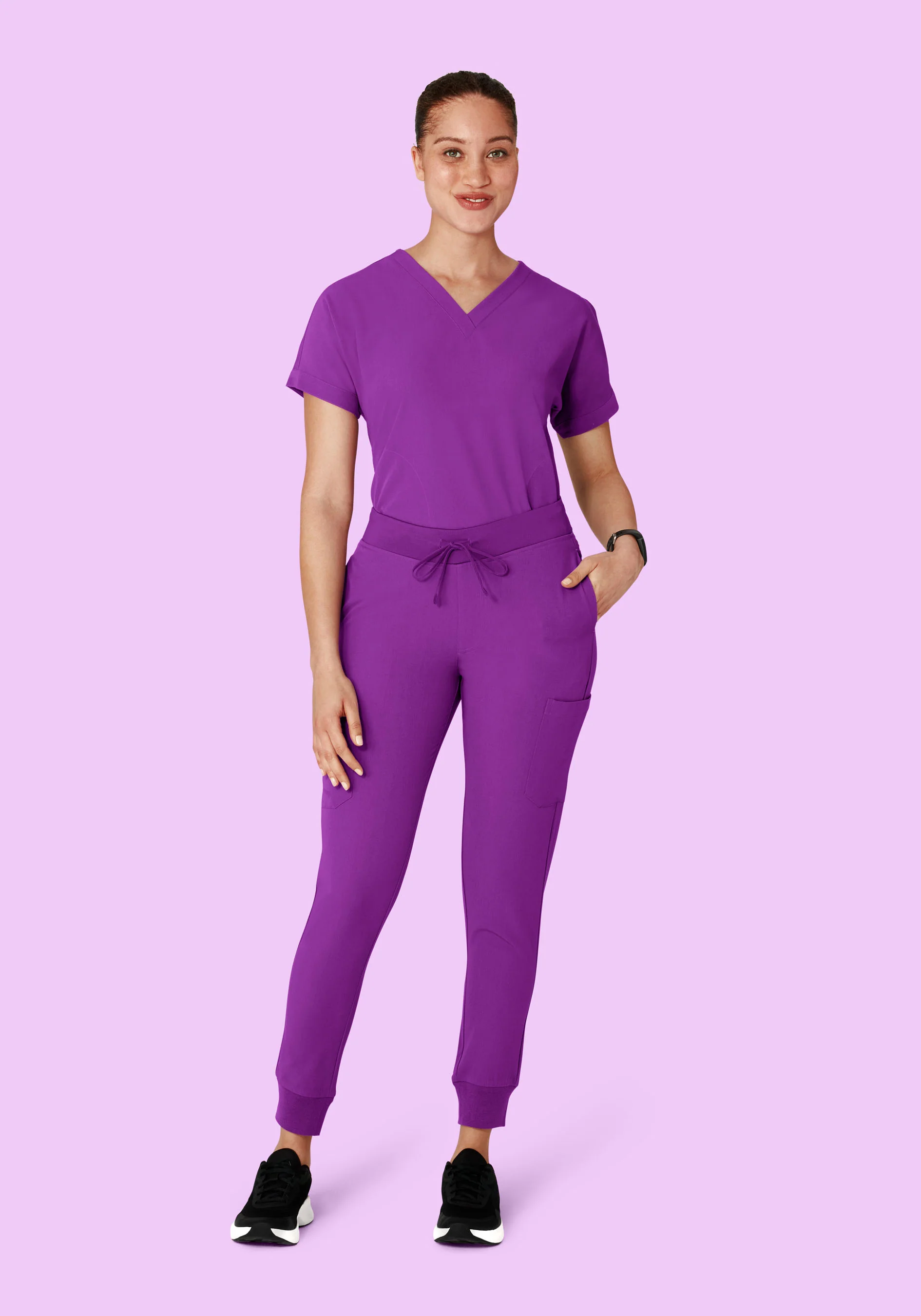 9 Pocket Joggers Cyber Grape - Image 2