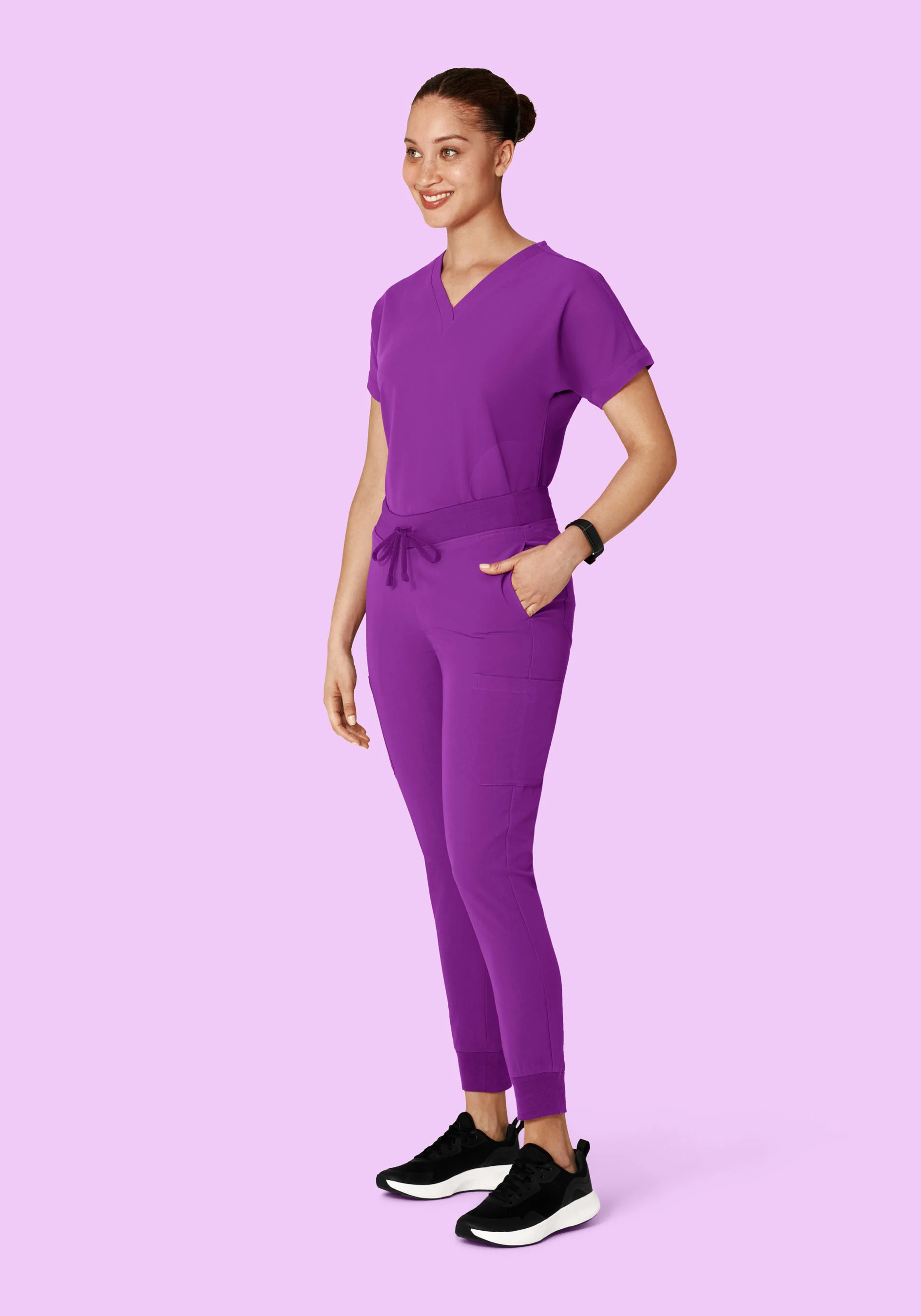 9 Pocket Joggers Cyber Grape - Image 4