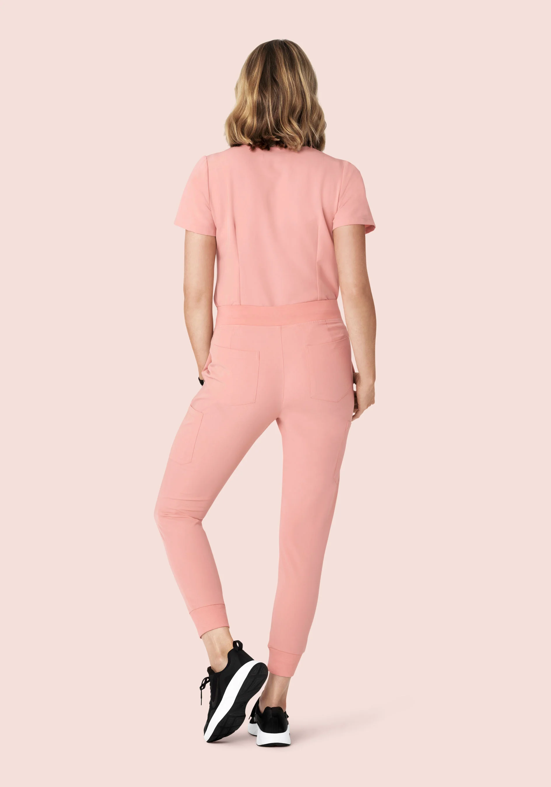 9 Pocket Joggers Dusty Pink - Image 6
