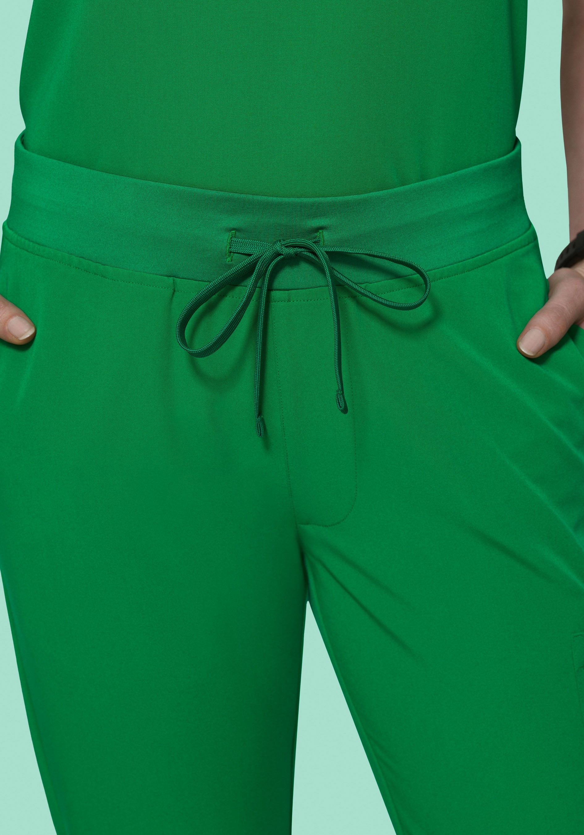 9 Pocket Joggers Emerald - Image 3