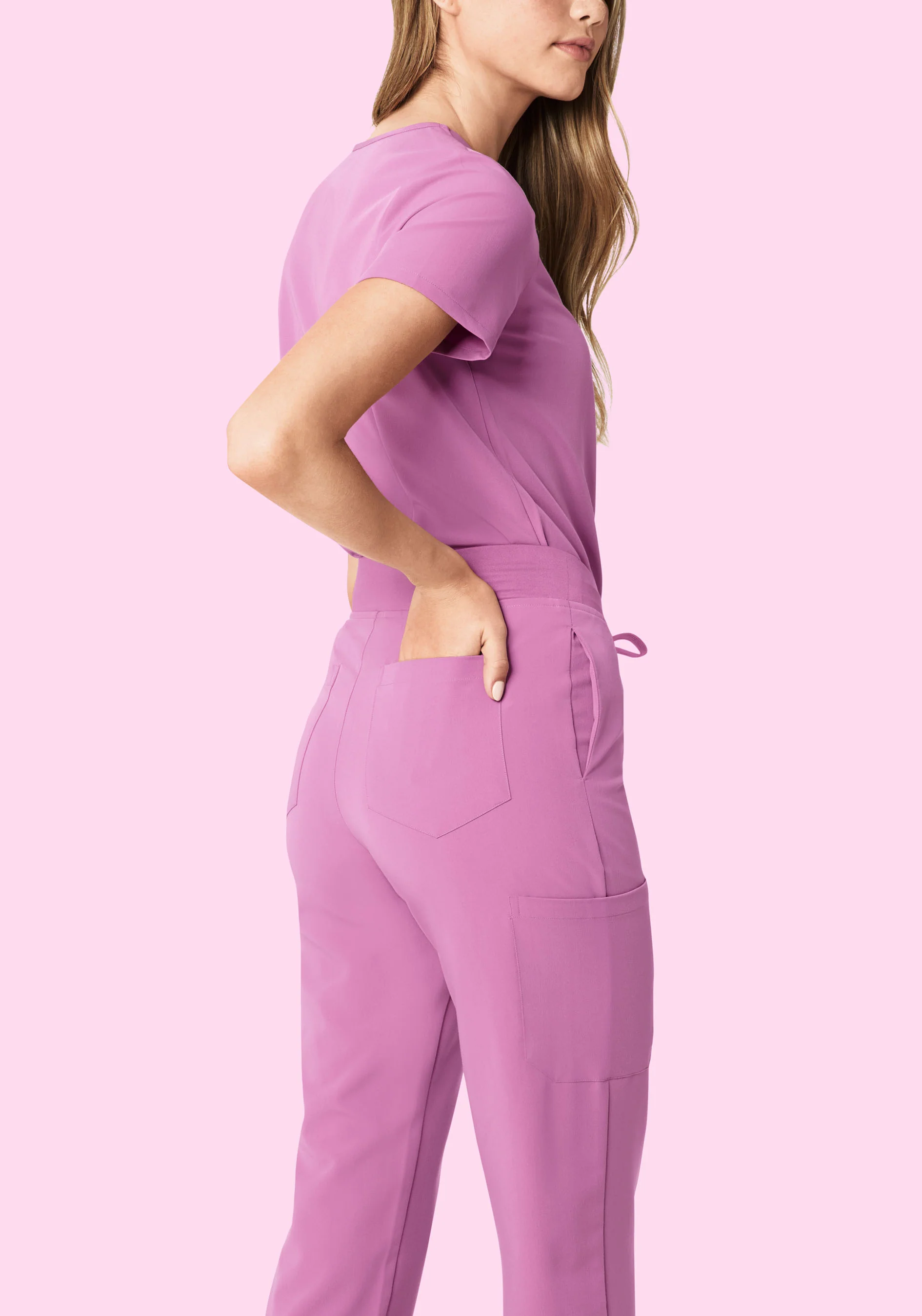 9 Pocket Joggers Mulberry - Image 4