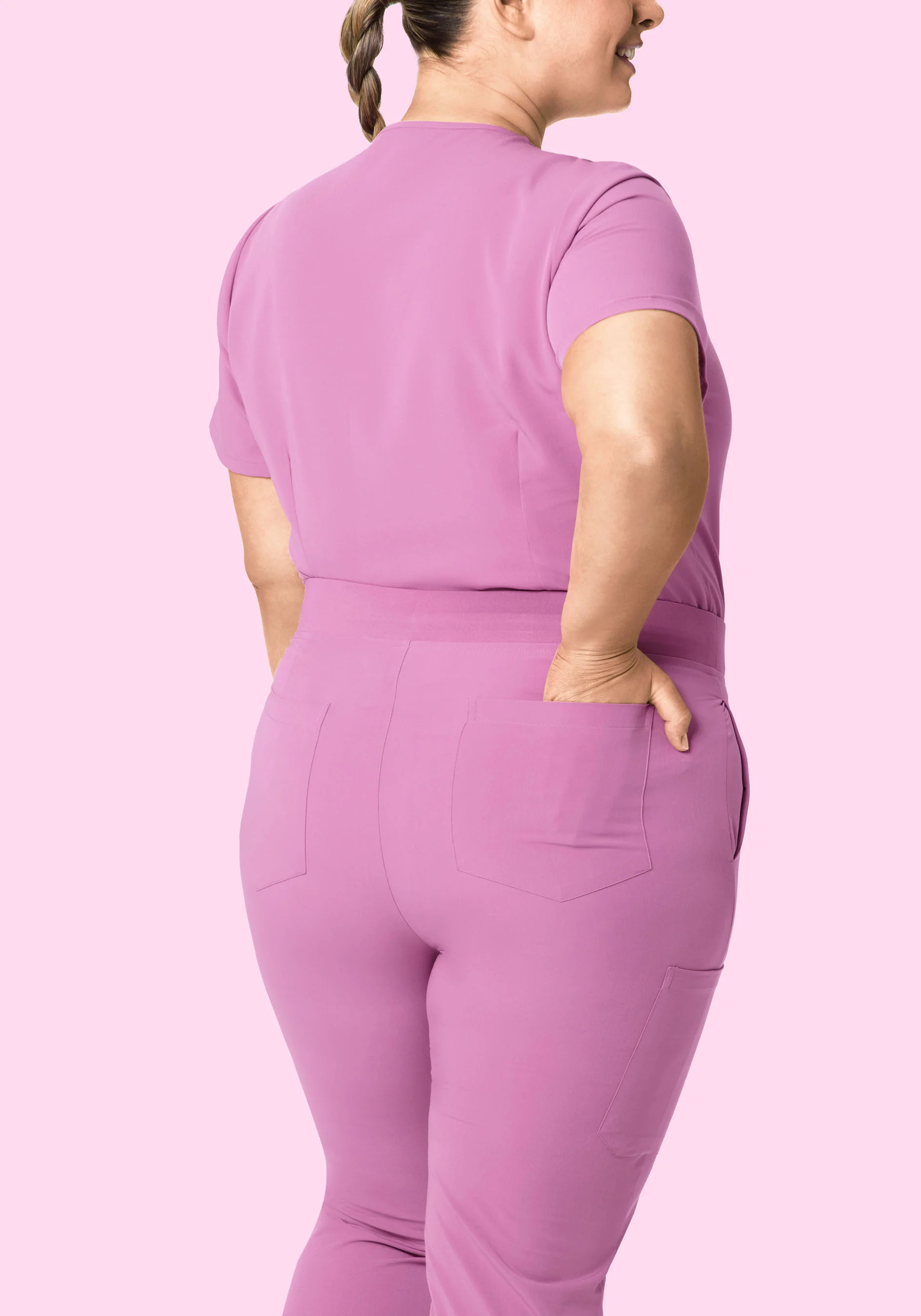 9 Pocket Joggers Mulberry - Image 7