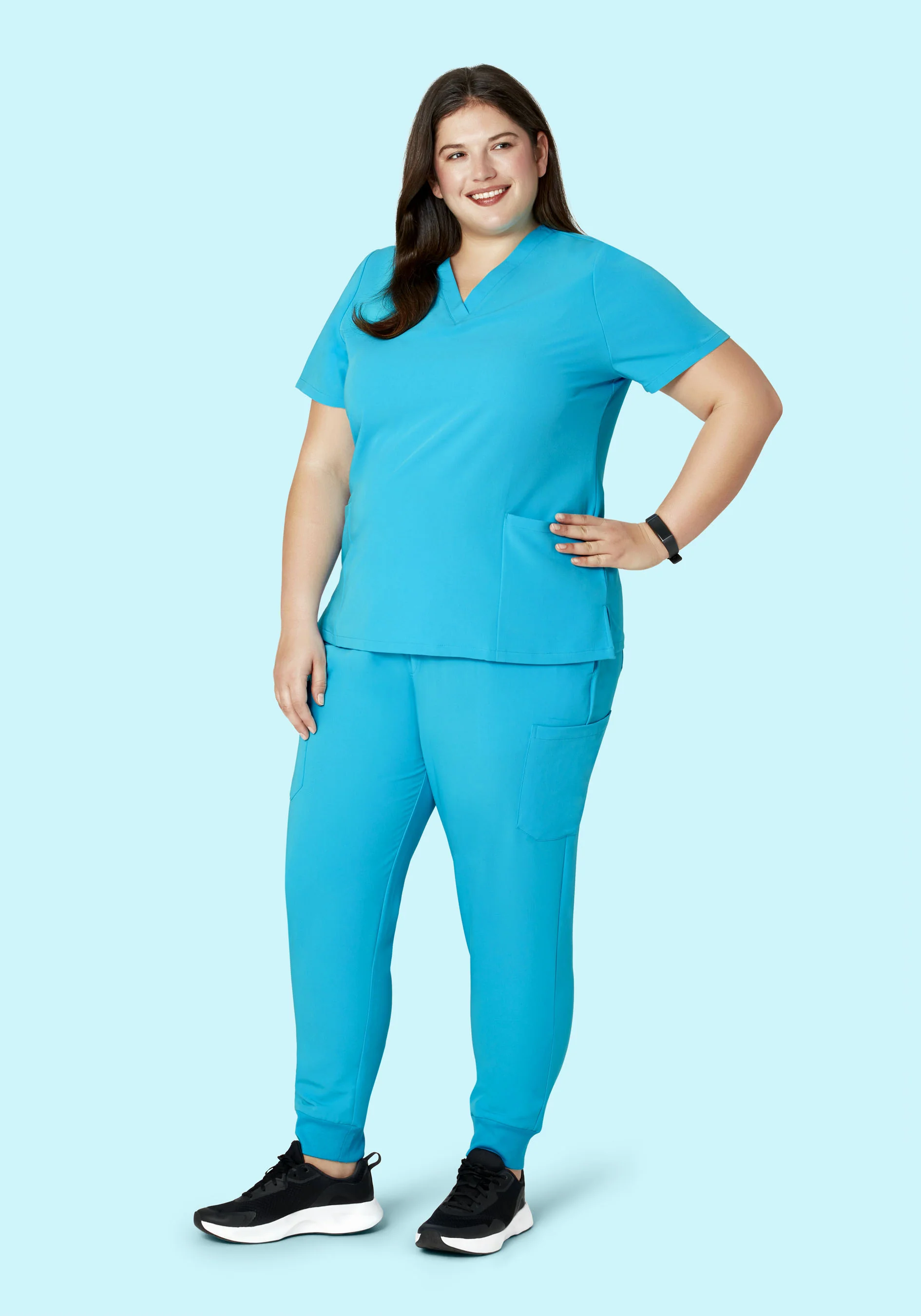 9 Pocket Joggers Pacific Blue - Image 9