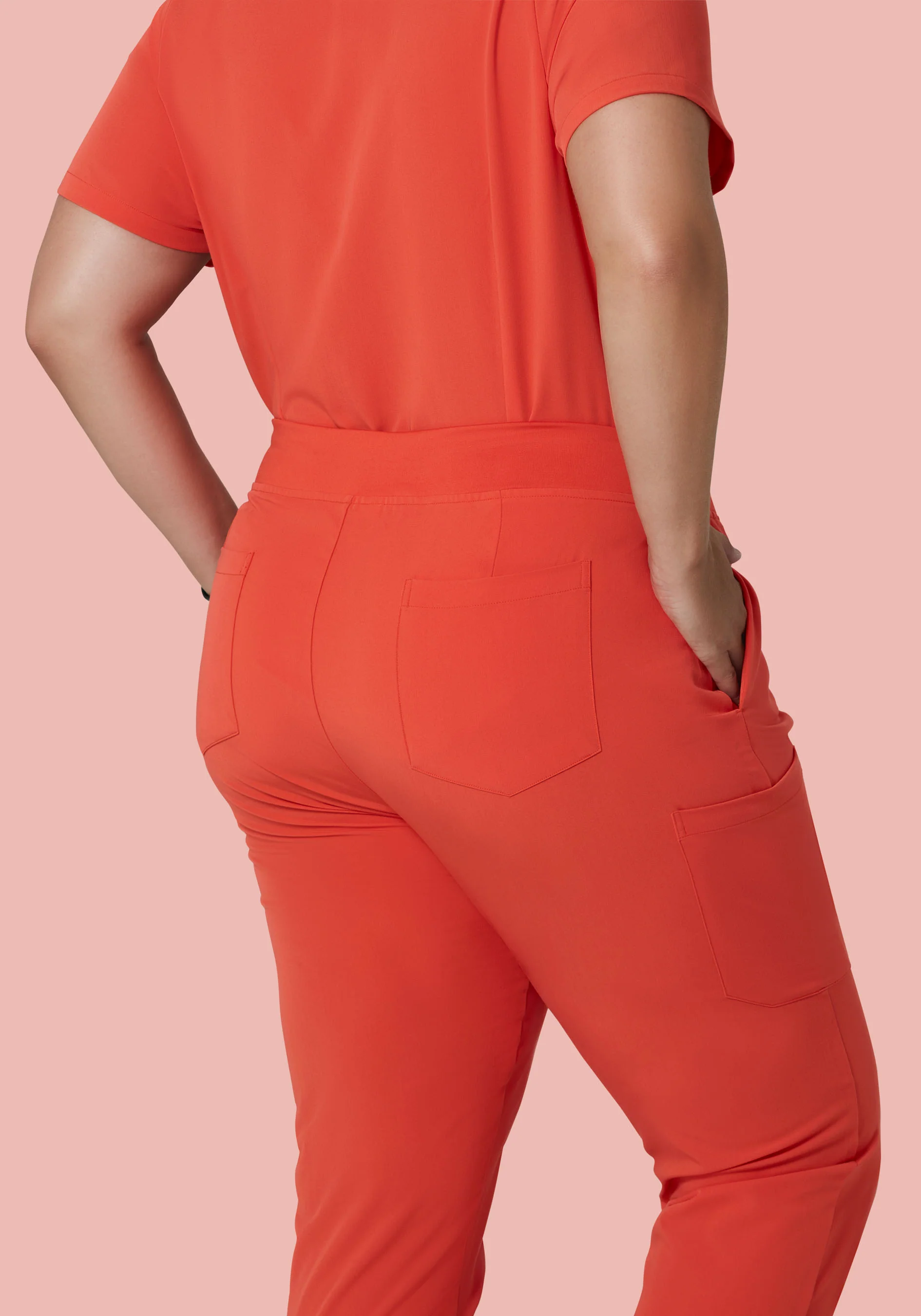 9 Pocket Joggers Terracotta - Image 8